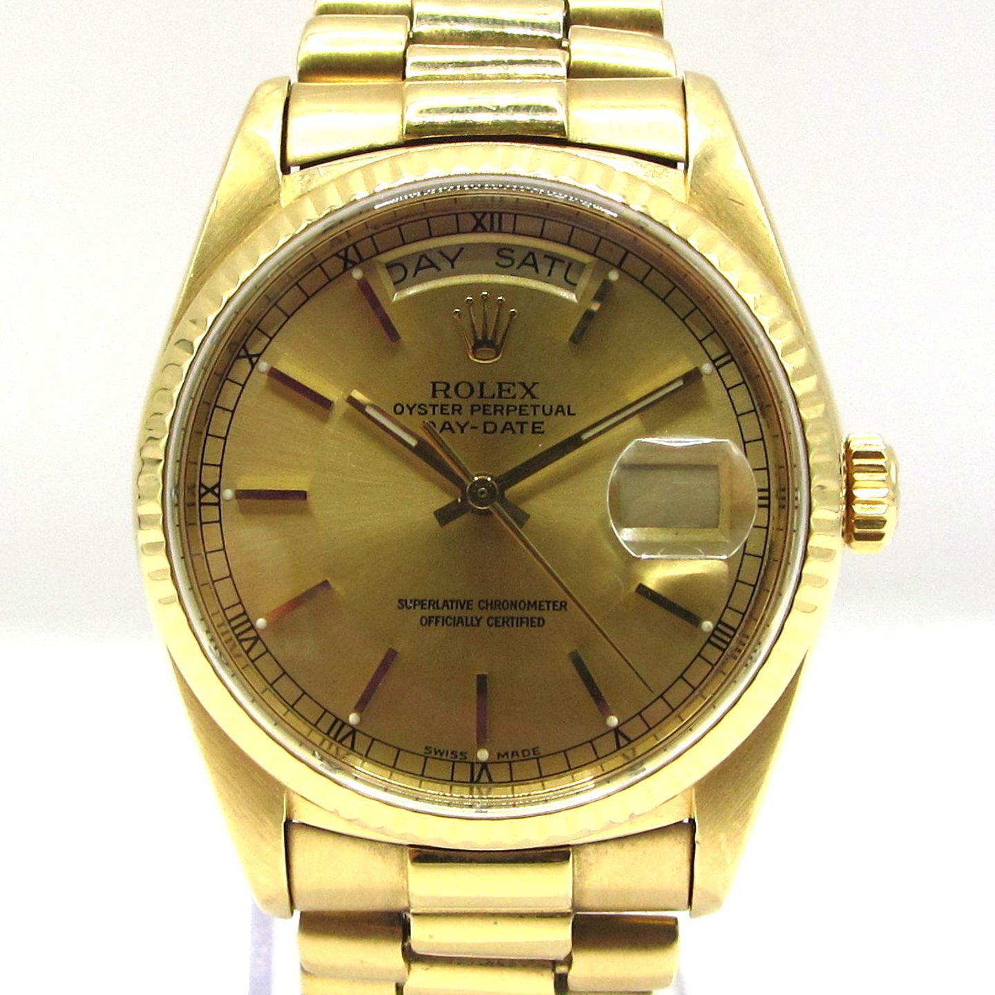 Rolex Day-Date 36 18038 (Unknown (random serial)) - 36 mm Yellow Gold case (1/5)