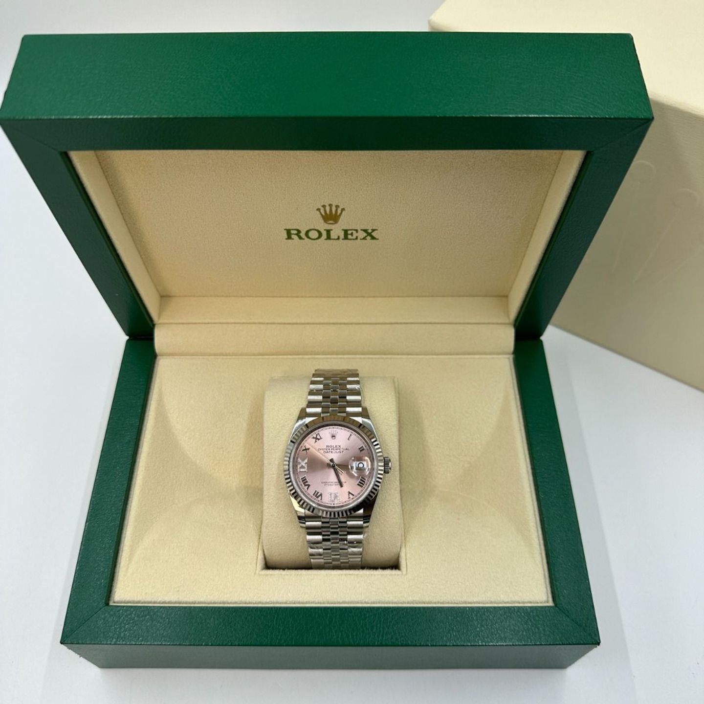 Rolex Datejust 36 126234 (2023) - Pink dial 36 mm Steel case (2/8)