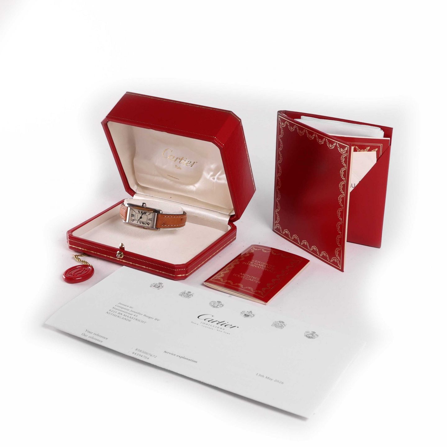 Cartier Tank Américaine 1713 (1996) - 19mm Witgoud (6/6)