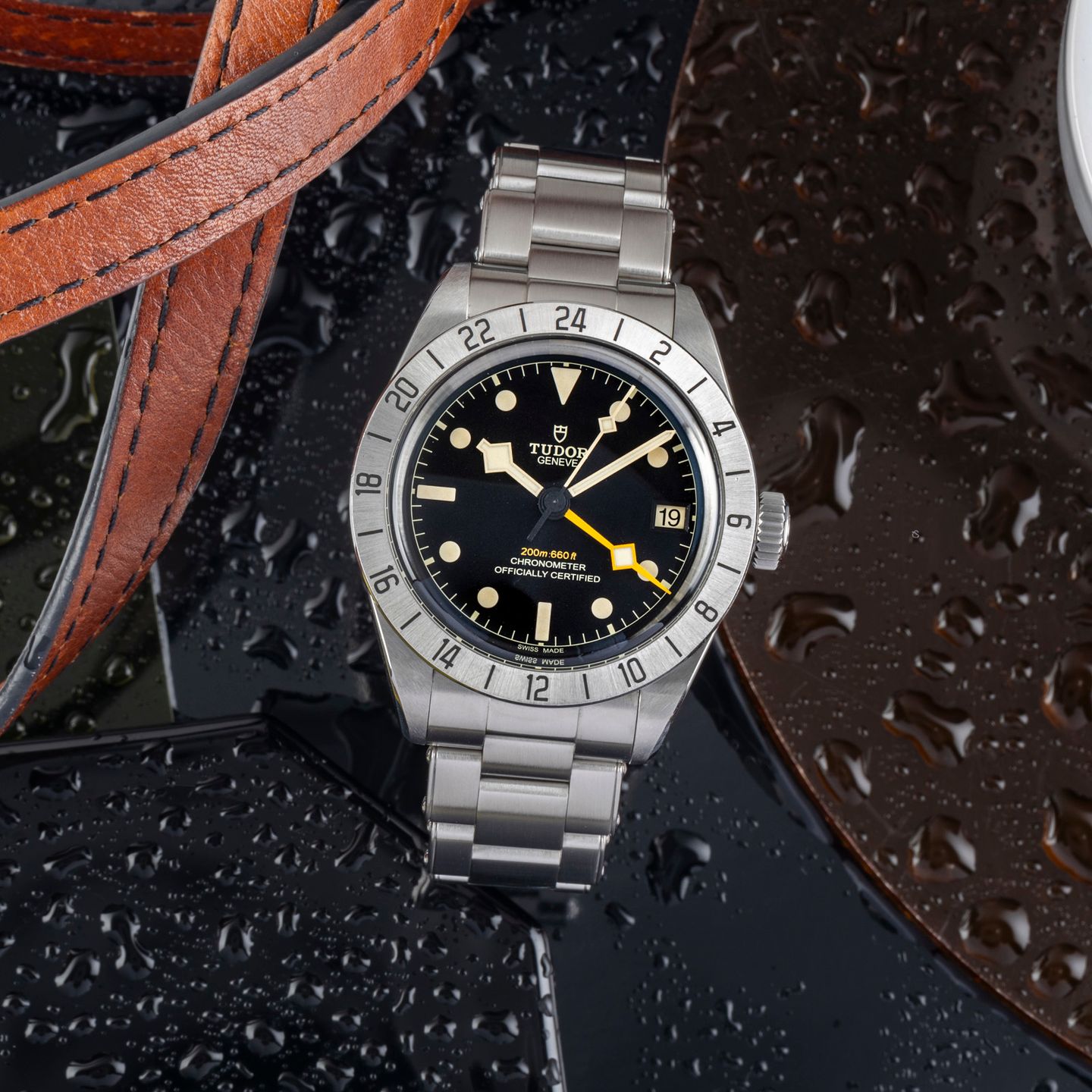 Tudor Black Bay 79470 (Unknown (random serial)) - Black dial 39 mm Steel case (1/8)