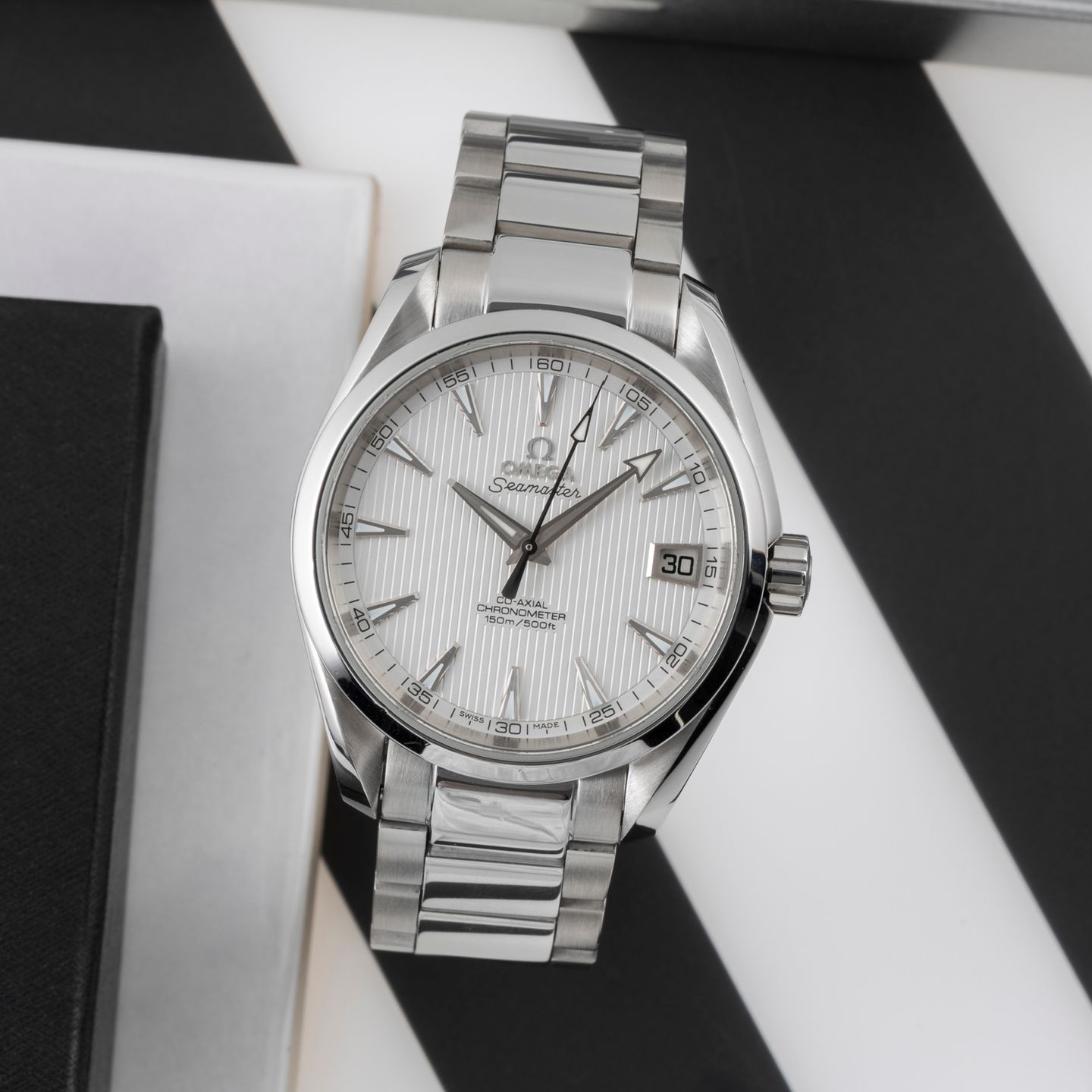 Omega Seamaster Aqua Terra 231.13.39.21.02.001 (Unknown (random serial)) - Silver dial 39 mm Steel case (1/8)