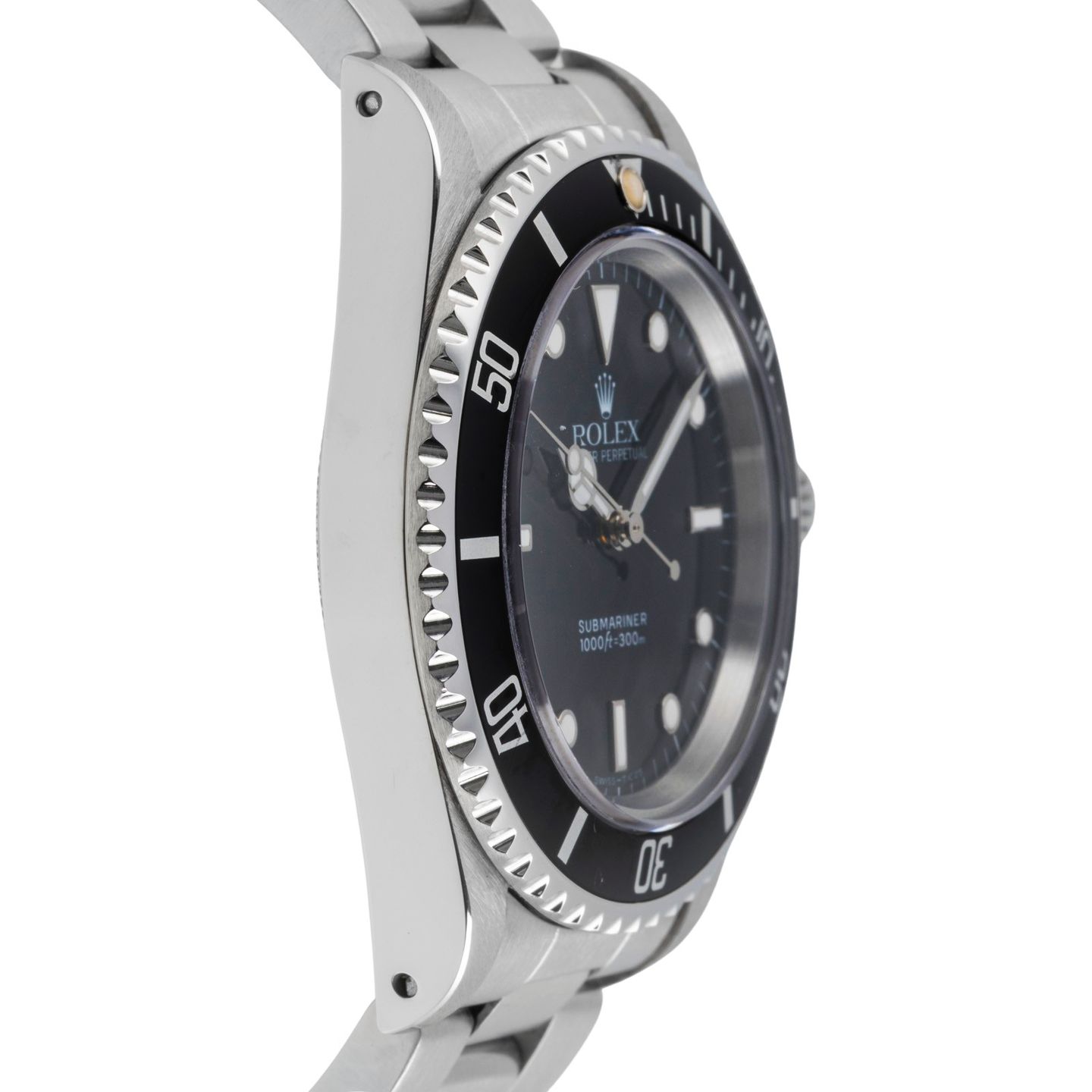 Rolex Submariner No Date 14060 (1995) - Black dial 40 mm Steel case (7/8)