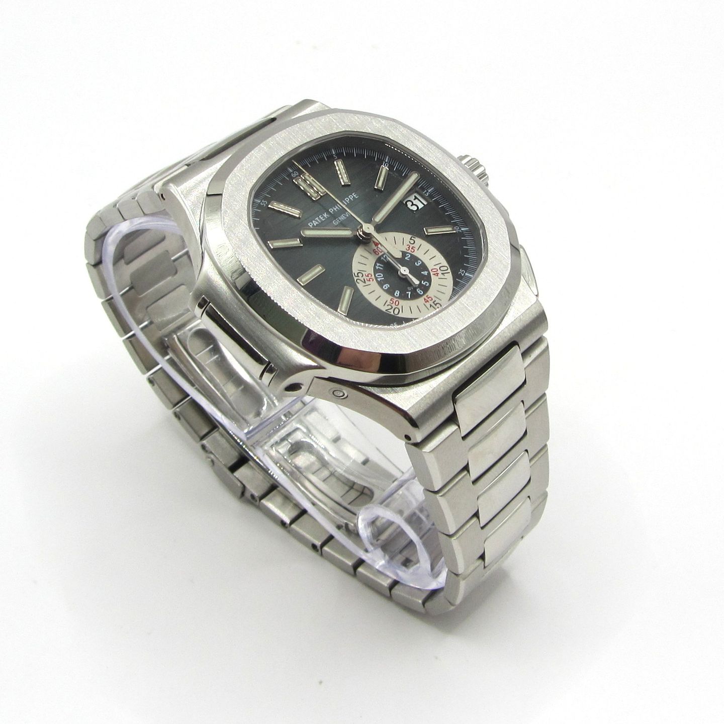 Patek Philippe Nautilus 5980/1A-001 (2008) - Blue dial 41 mm Steel case (6/6)