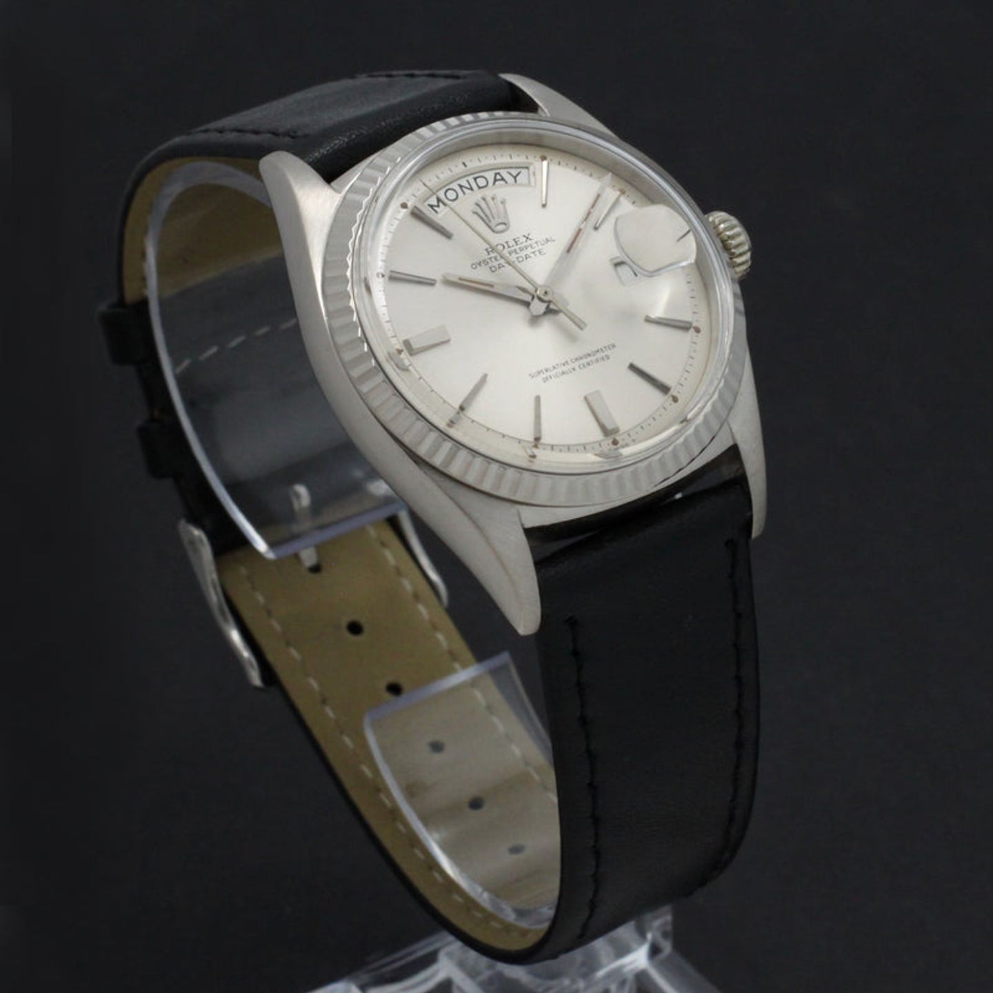 Rolex Day-Date 1803 (1965) - Silver dial 36 mm White Gold case (6/7)