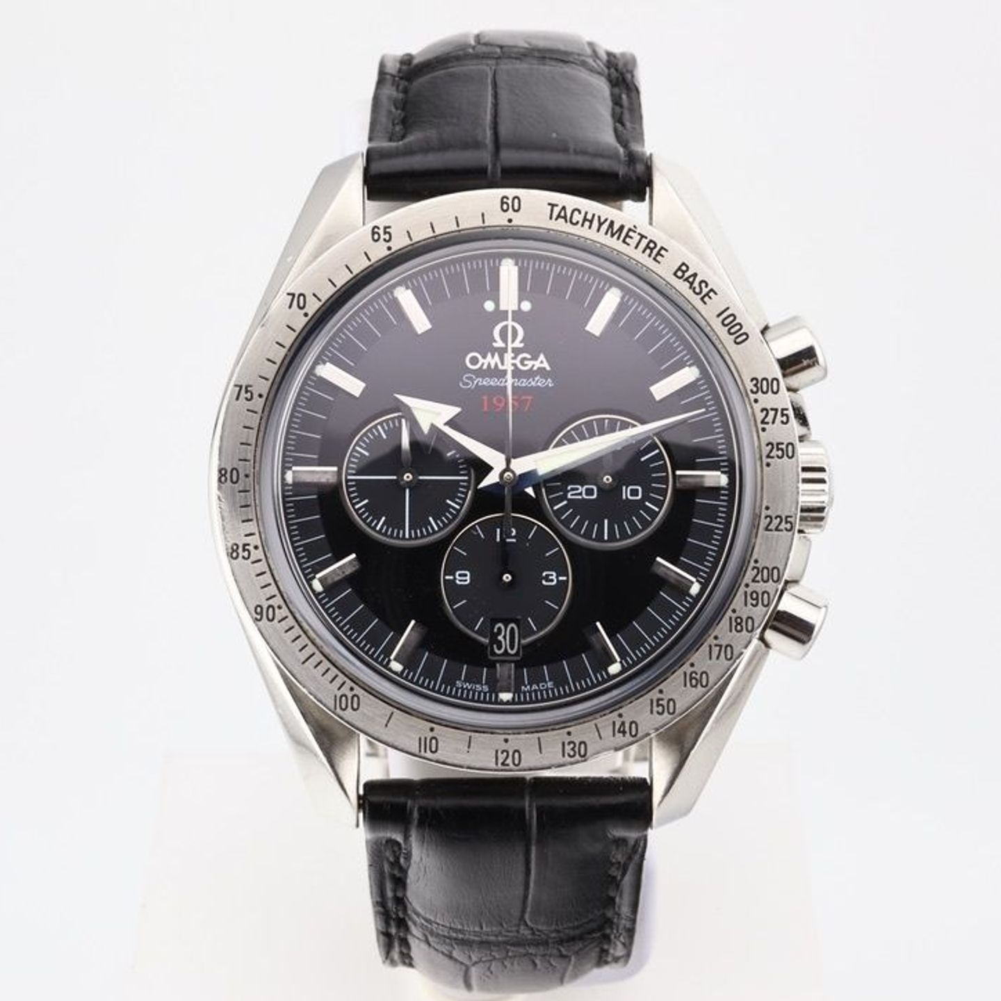 Omega Speedmaster Broad Arrow 321.12.42.50.01.001 (2009) - Zwart wijzerplaat 42mm Staal (1/1)