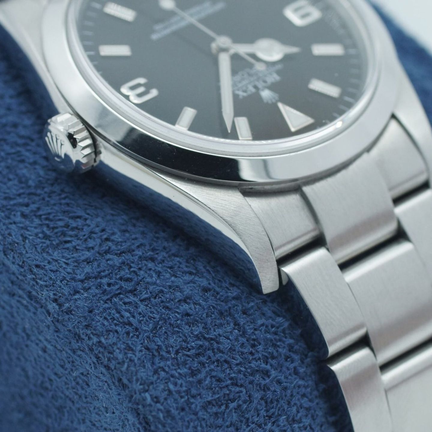 Rolex Explorer 114270 (2005) - Black dial 36 mm Steel case (8/8)