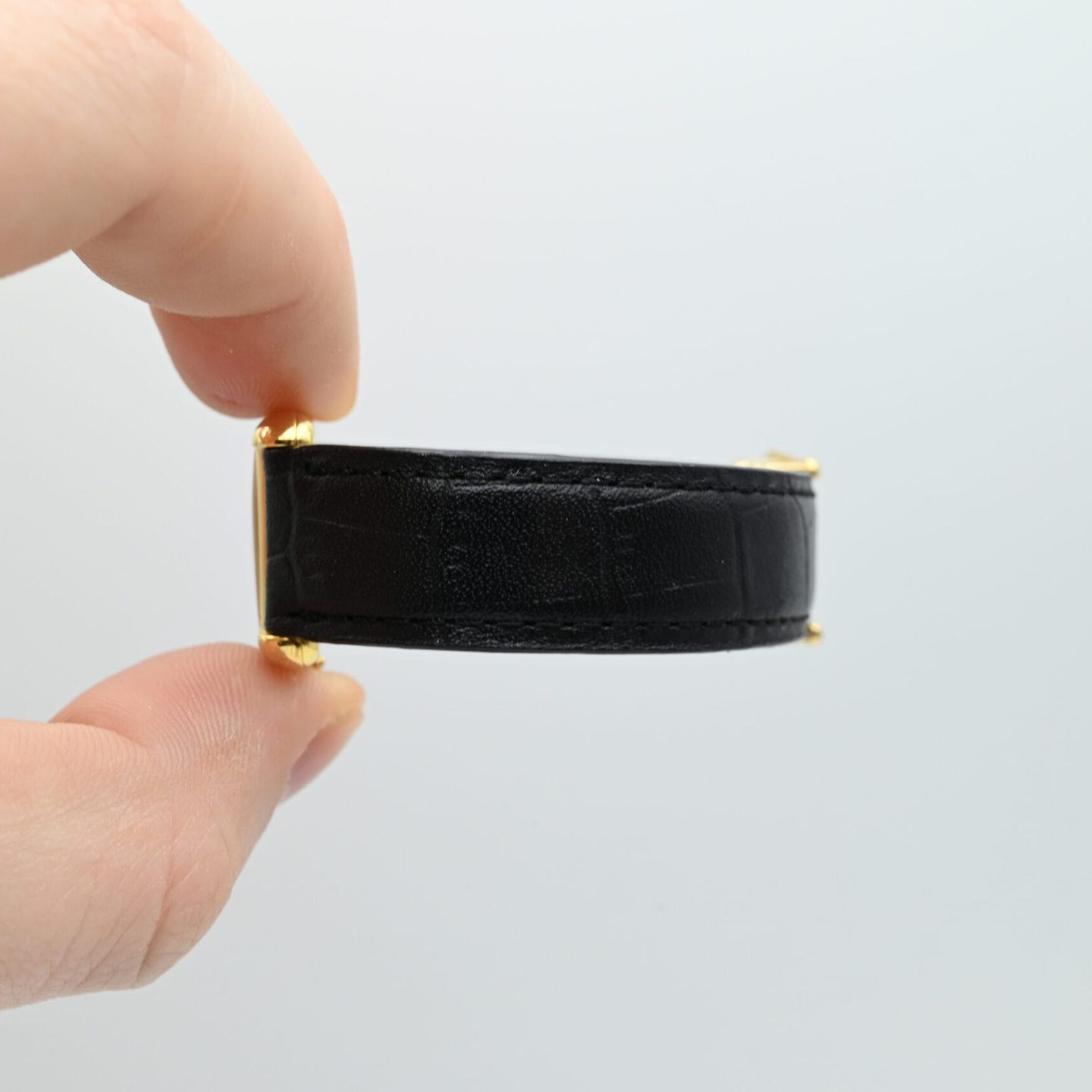 Cartier Tank Vermeil 5057001 (Unknown (random serial)) - White dial 20 mm Silver case (7/8)