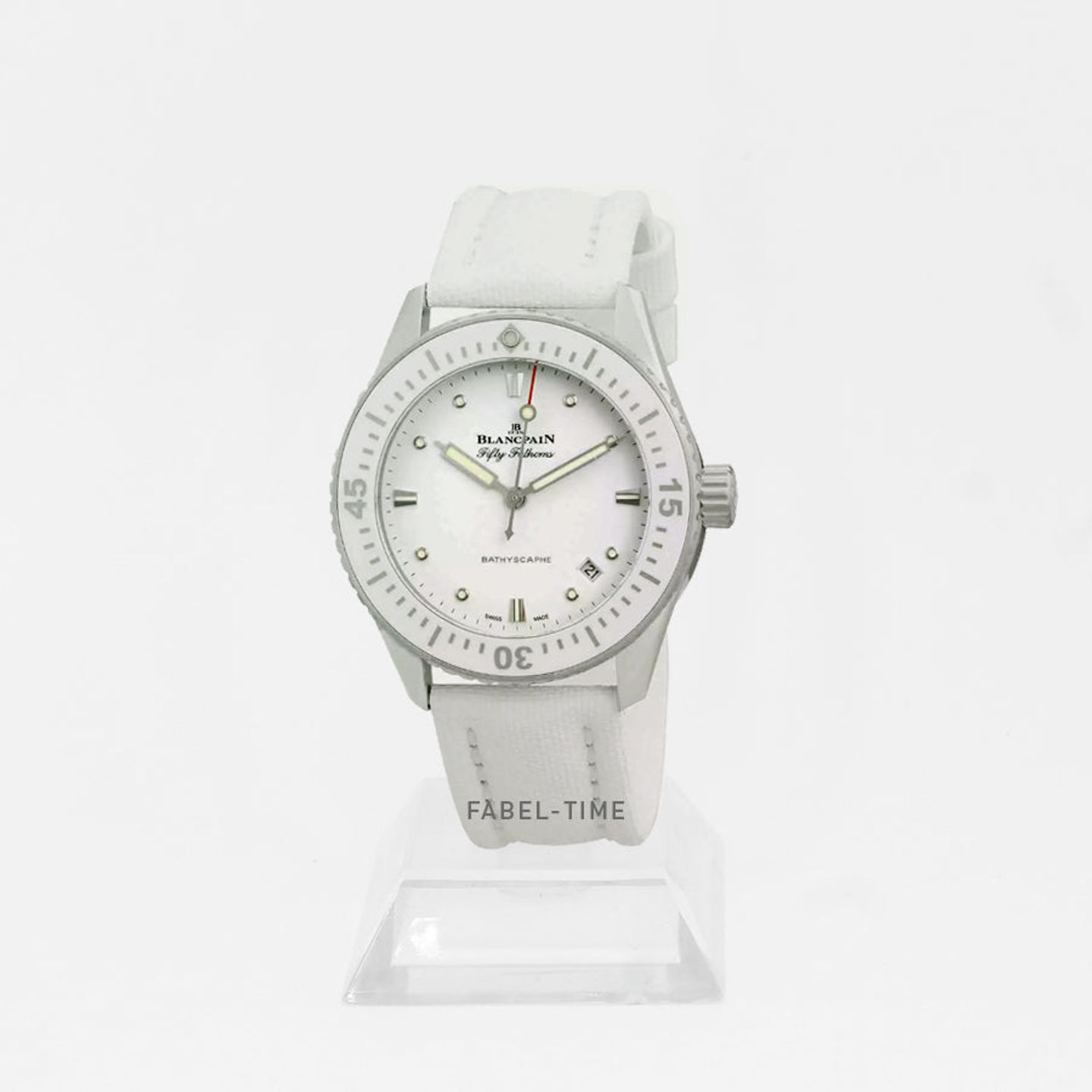 Blancpain Fifty Fathoms Bathyscaphe 5100-1127-W52A (2025) - White dial 39 mm Steel case (1/1)