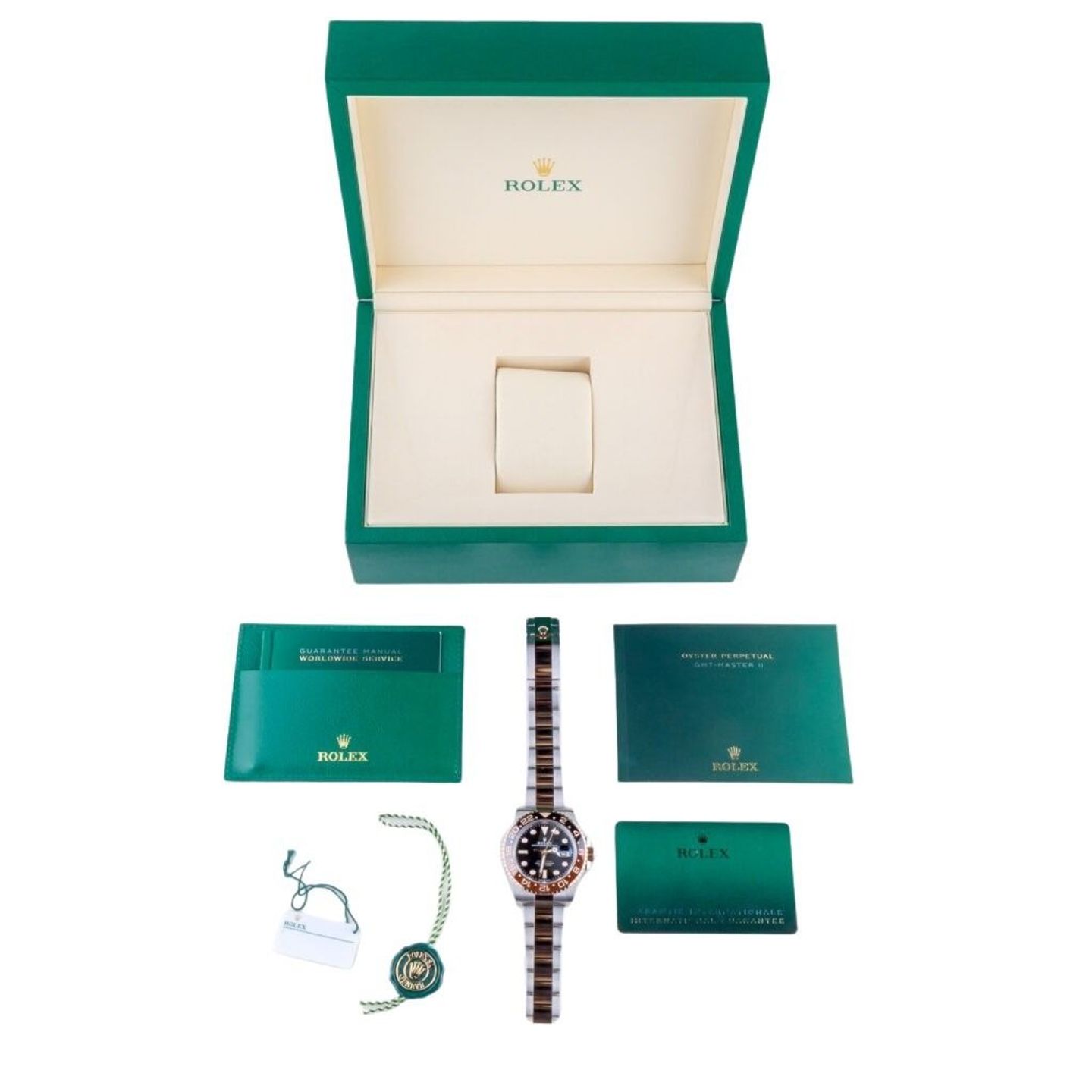 Rolex GMT-Master II 126711CHNR (2025) - Black dial 40 mm Gold/Steel case (8/8)