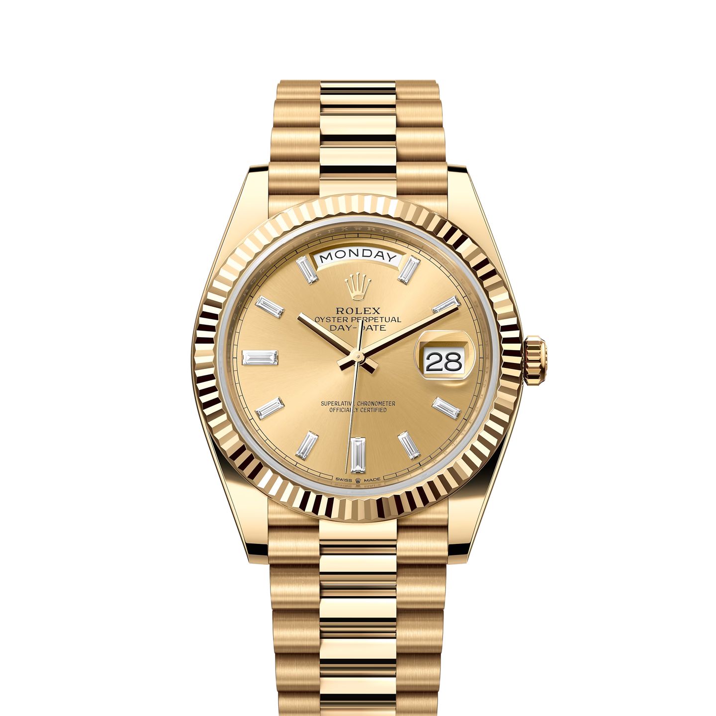 Rolex Day-Date 40 228238 (2024) - Champagne wijzerplaat 40mm Geelgoud (1/1)