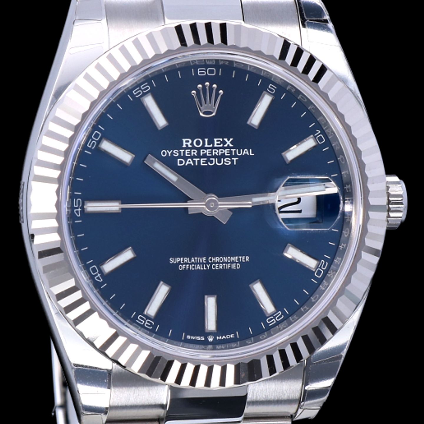 Rolex Datejust 41 126334 (2022) - Blauw wijzerplaat 41mm Staal (7/8)