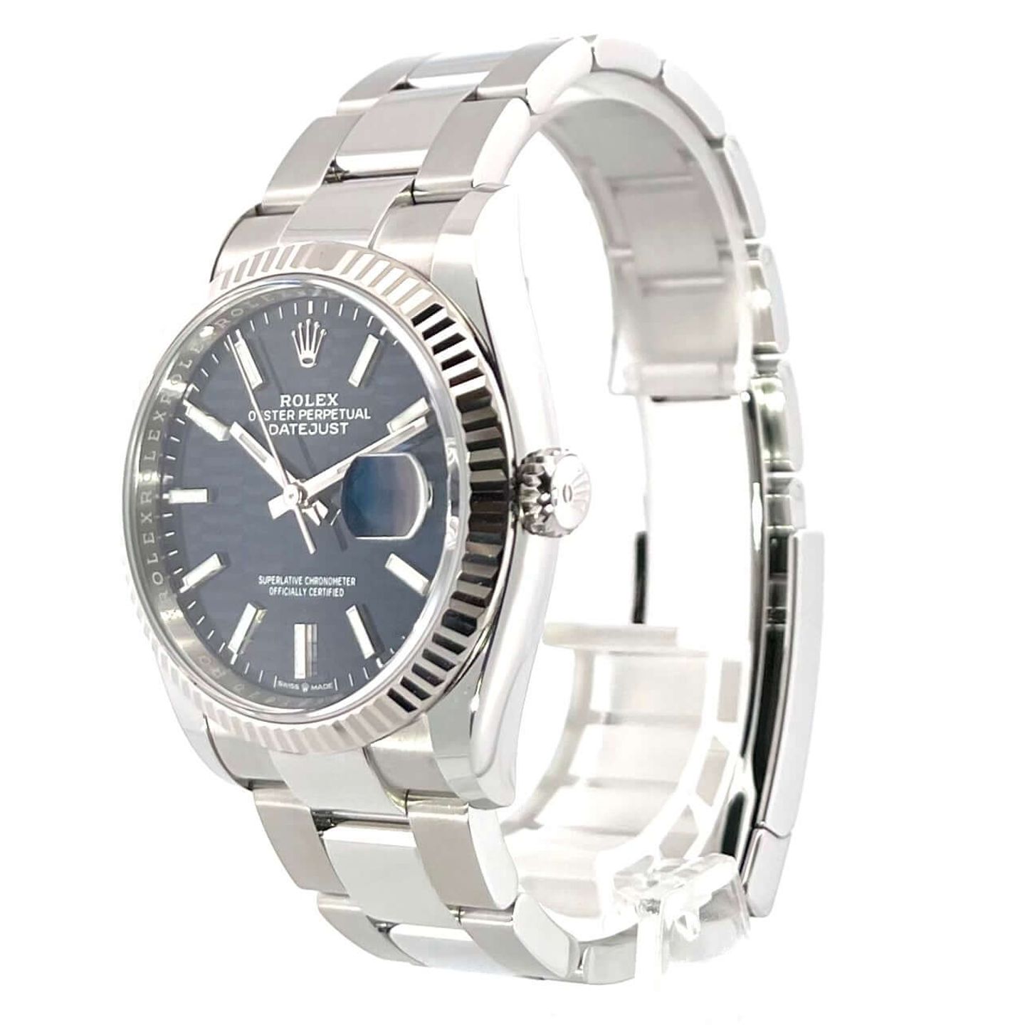 Rolex Datejust 36 126234 (2023) - Blauw wijzerplaat 36mm Staal (2/7)