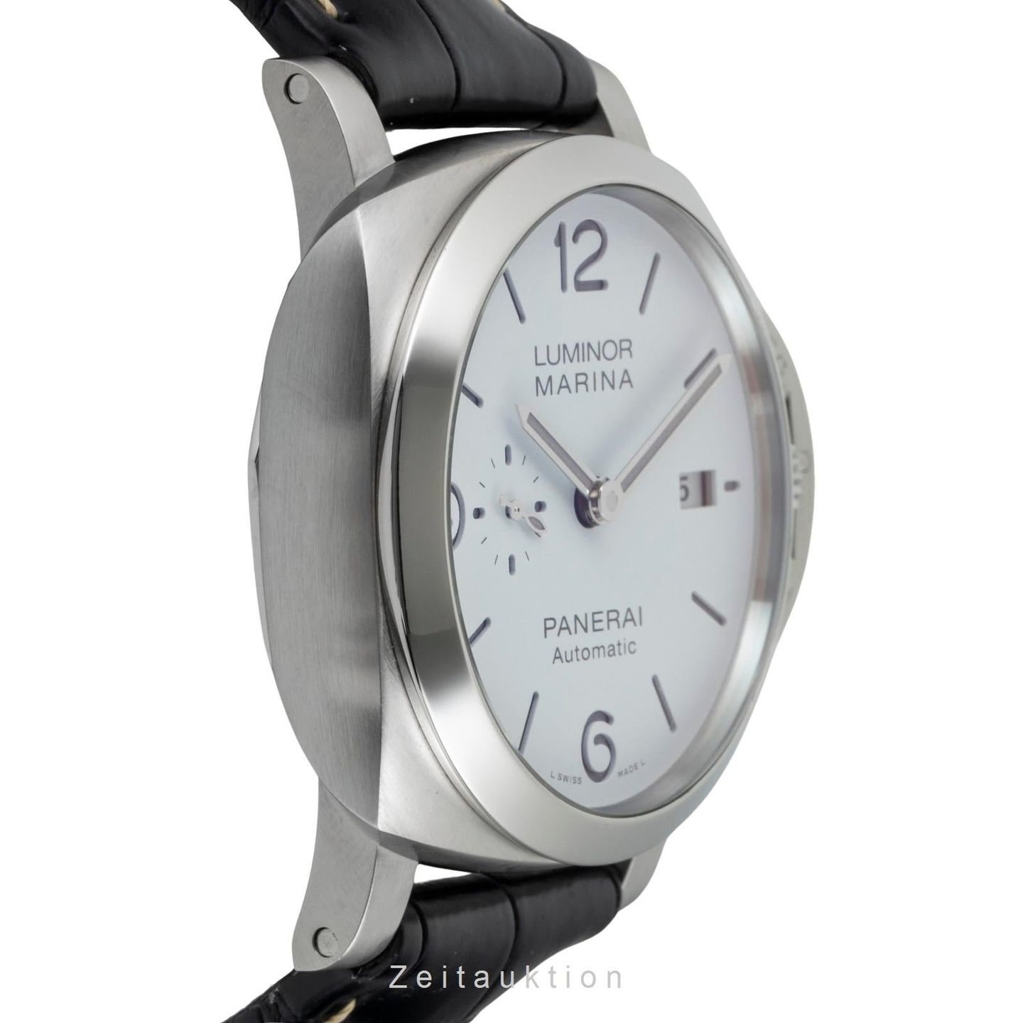 Panerai Luminor Marina PAM01314 (Onbekend (willekeurig serienummer)) - Wit wijzerplaat 44mm Staal (6/8)
