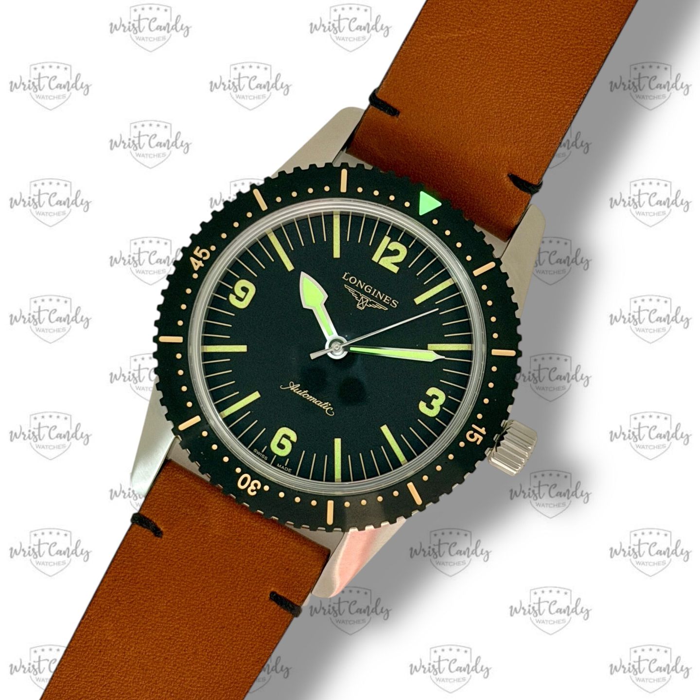 Longines Skin Diver L2.822.4.56.2 (2024) - Zwart wijzerplaat 42mm Staal (6/8)
