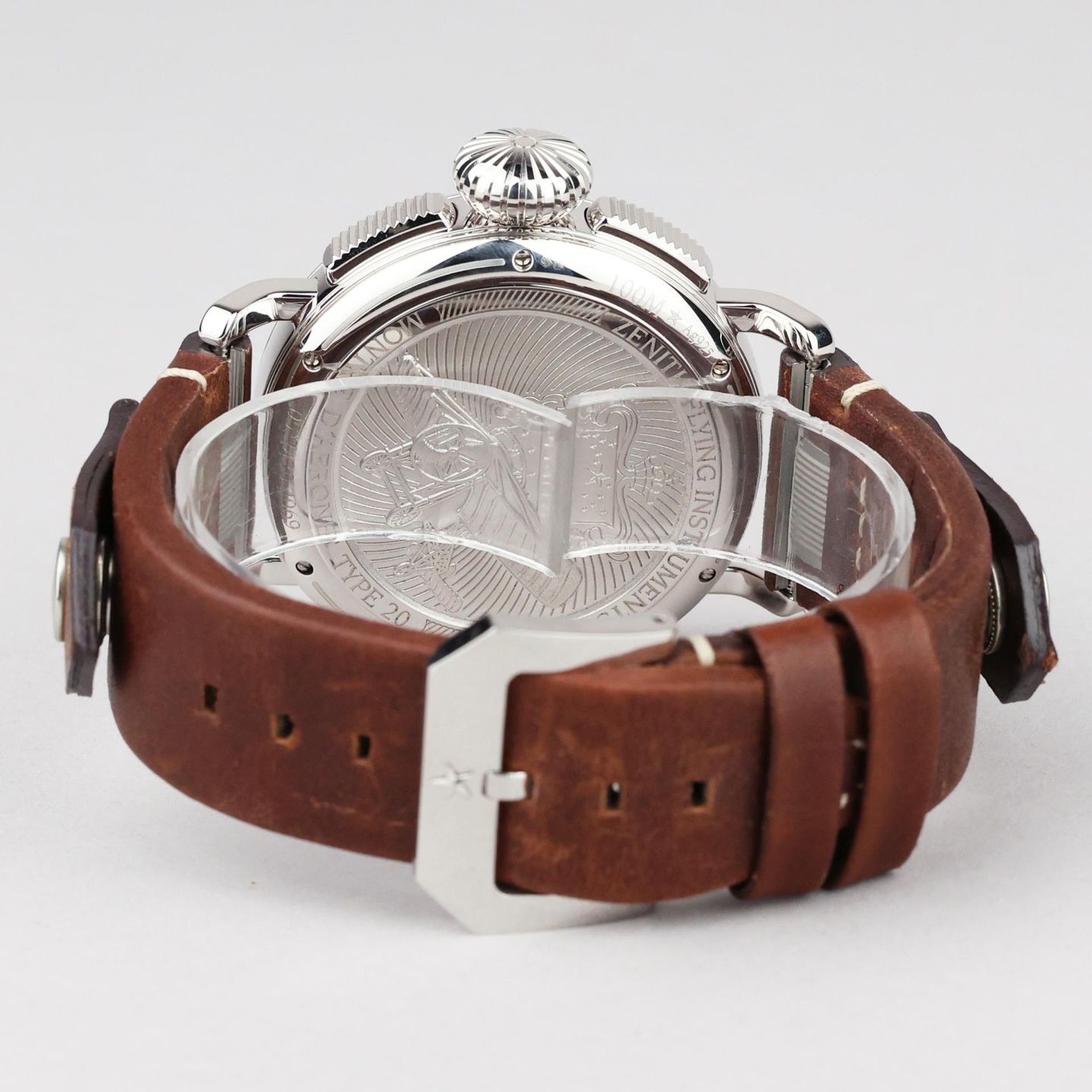 Zenith Pilot 05.2430.4069/17.I011 (2026) - Silver dial 45 mm Silver case (7/8)