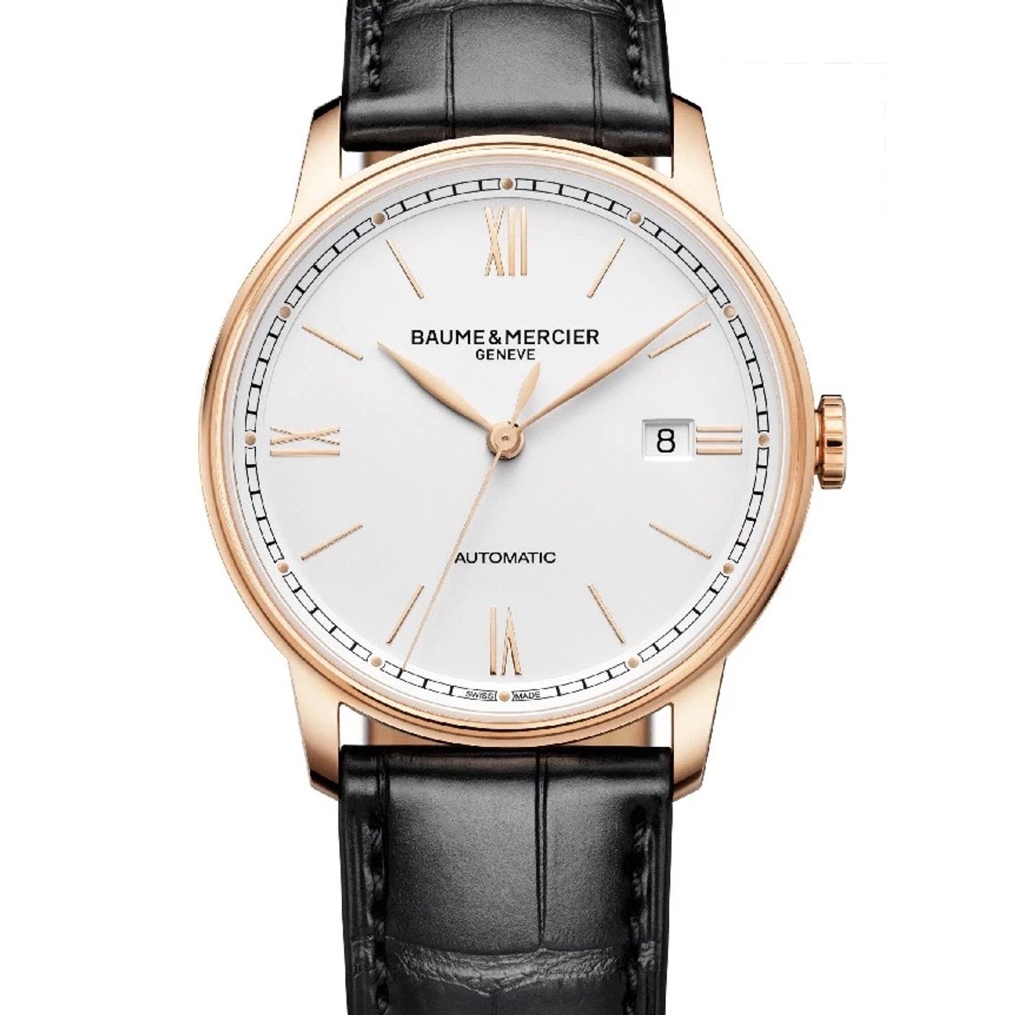 Baume & Mercier Classima M0A10597 (2024) - Silver dial 39 mm Rose Gold case (2/3)