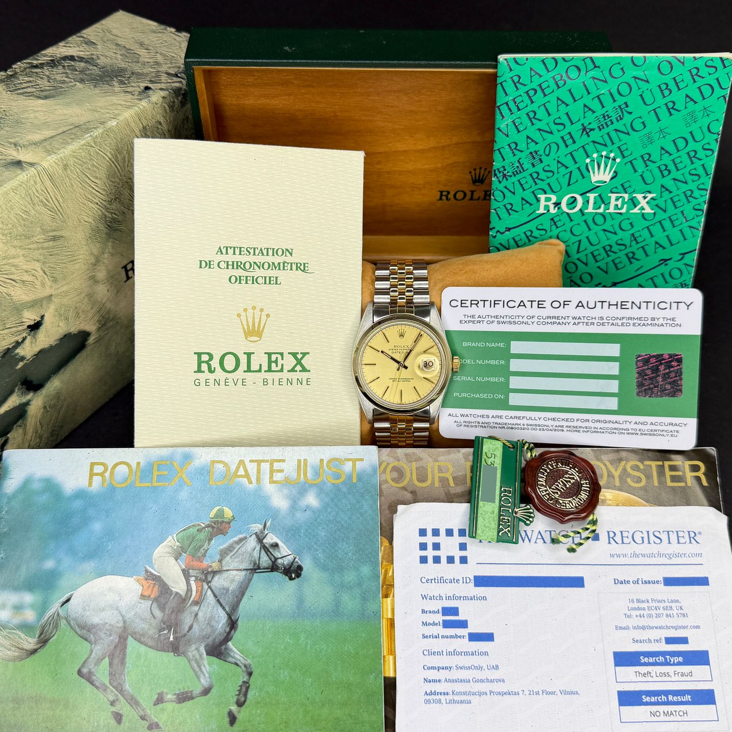 Rolex Datejust 36 16003 (1978) - 36mm Goud/Staal (3/8)