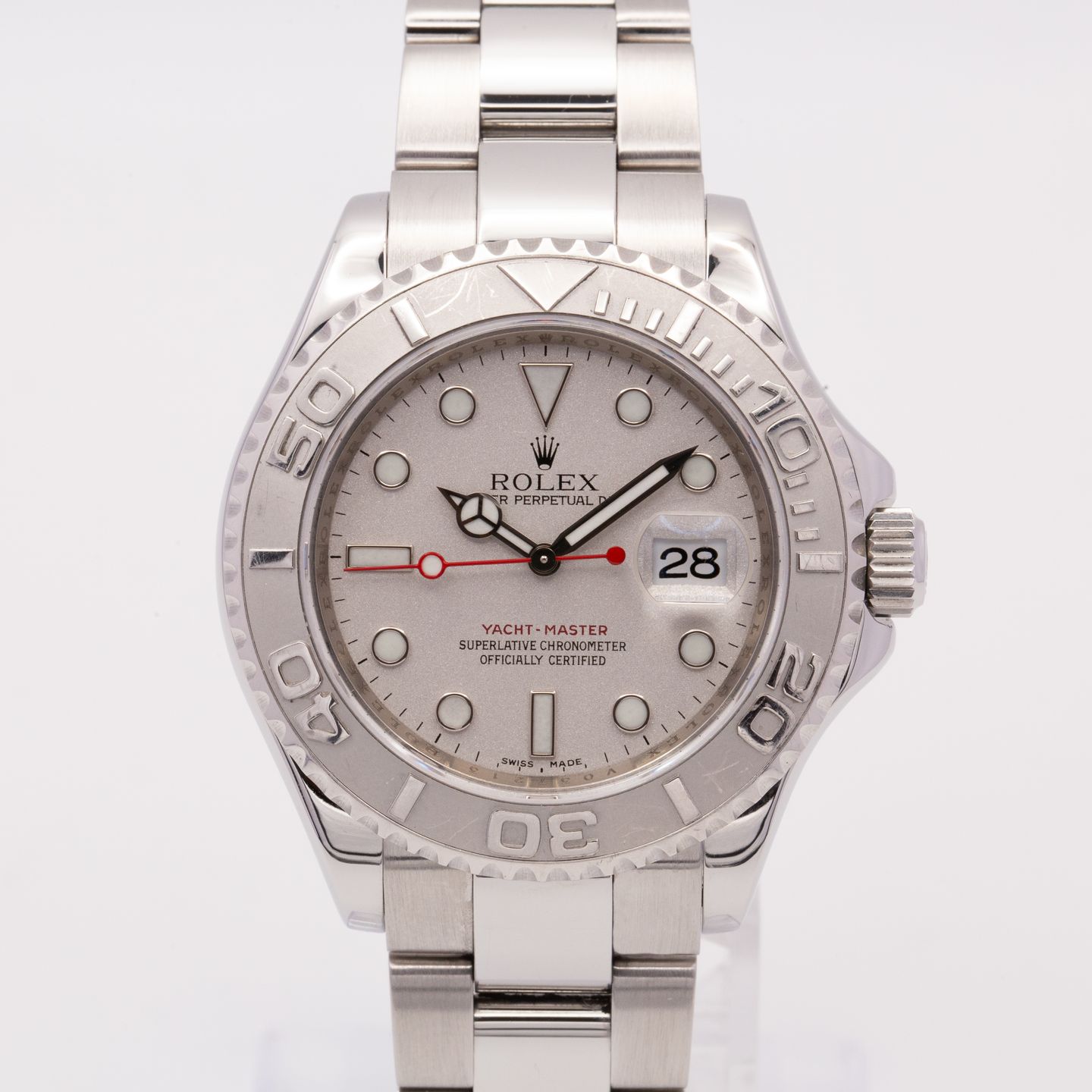 Rolex Yacht-Master 40 16622 (2009) - Silver dial 40 mm Steel case (1/8)