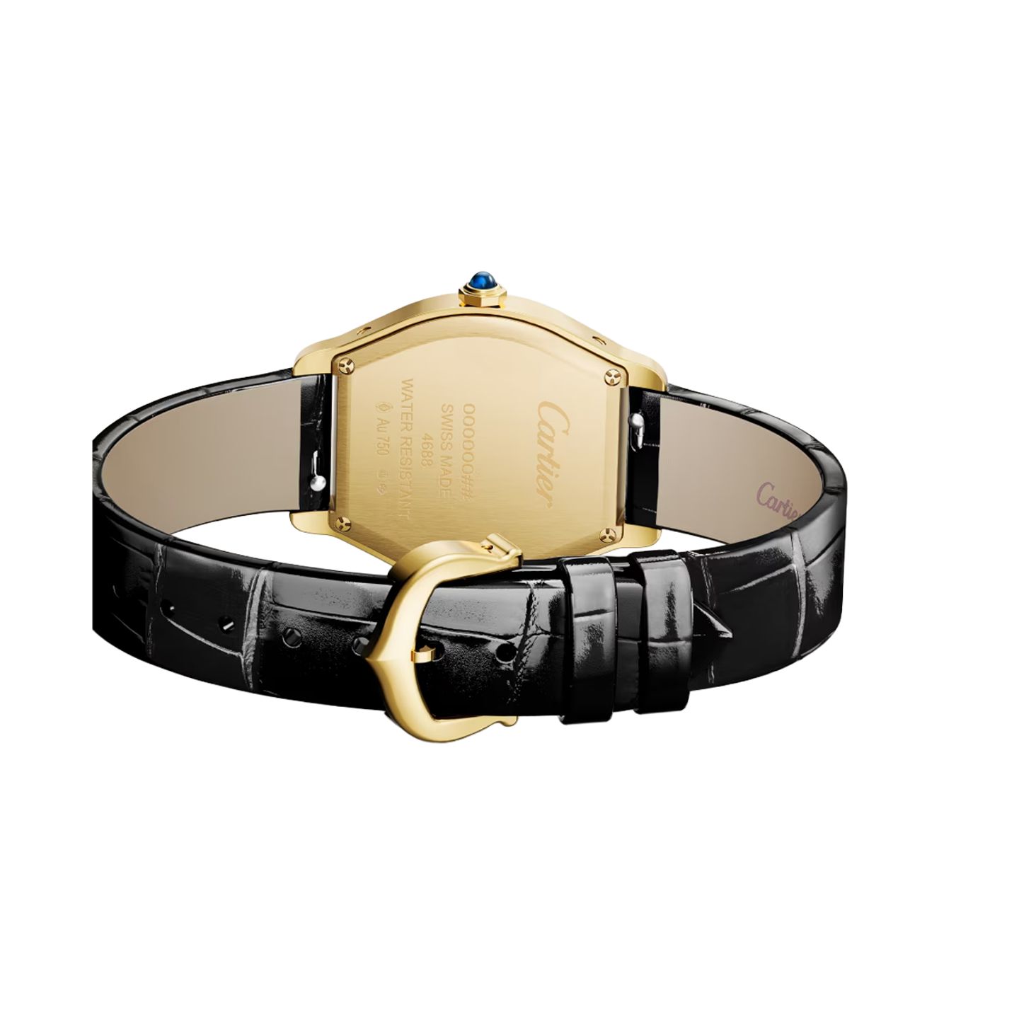 Cartier Tortue WGTO0015 (2026) - Champagne dial 33 mm Yellow Gold case (4/5)