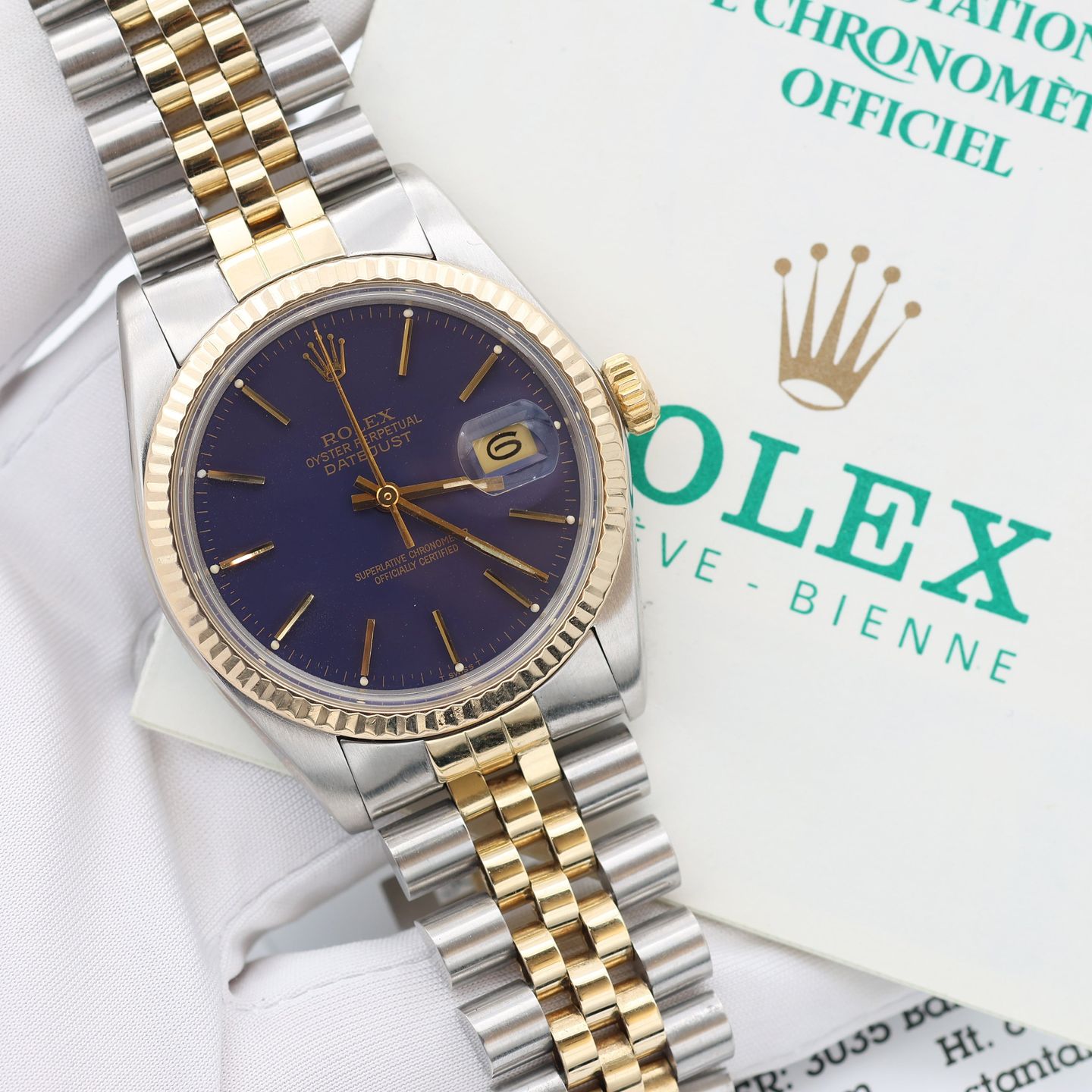 Rolex Datejust 36 16013 (Unknown (random serial)) - 36 mm Gold/Steel case (5/8)
