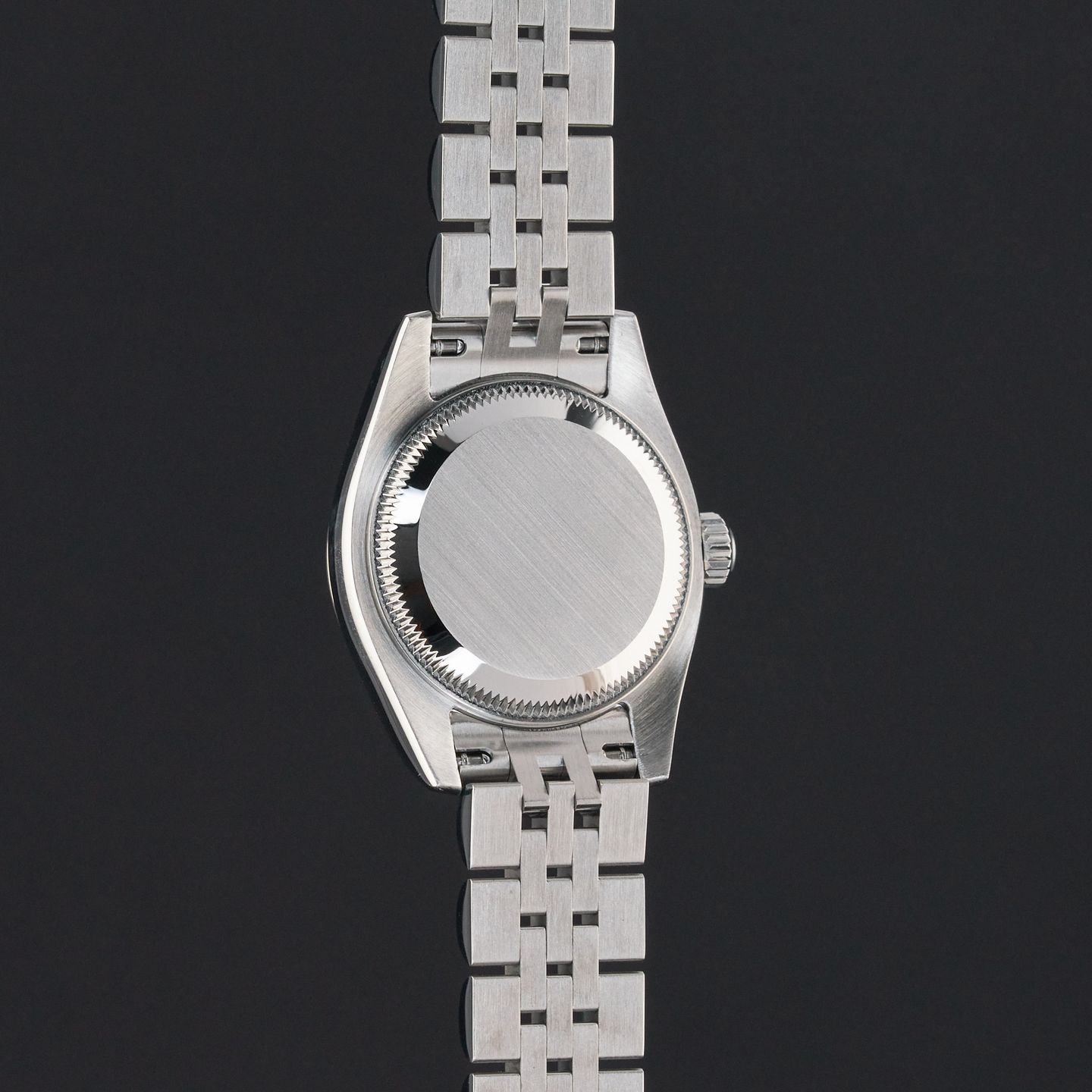 Rolex Lady-Datejust 179174 (2006) - Black dial 26 mm Steel case (7/8)