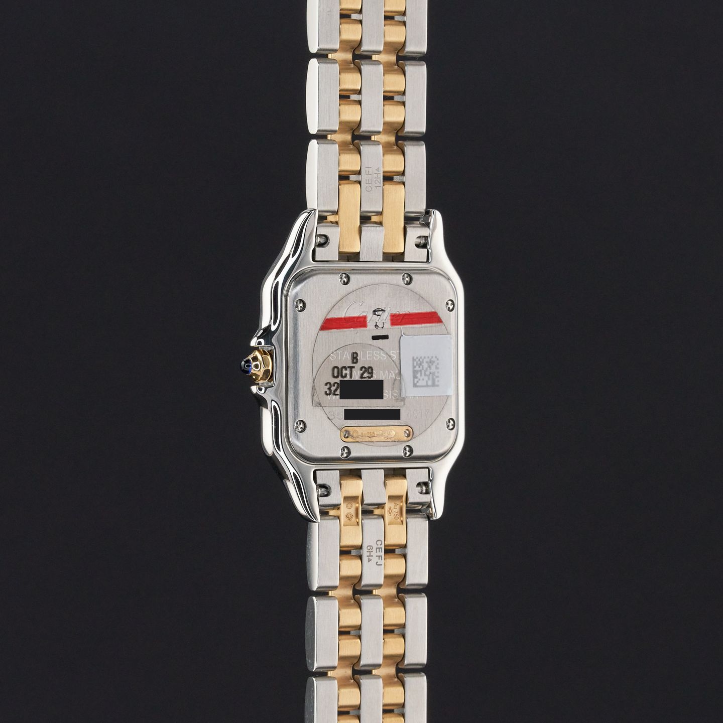 Cartier Panthère W2PN0019 (2025) - White dial 37 mm Gold/Steel case (7/8)