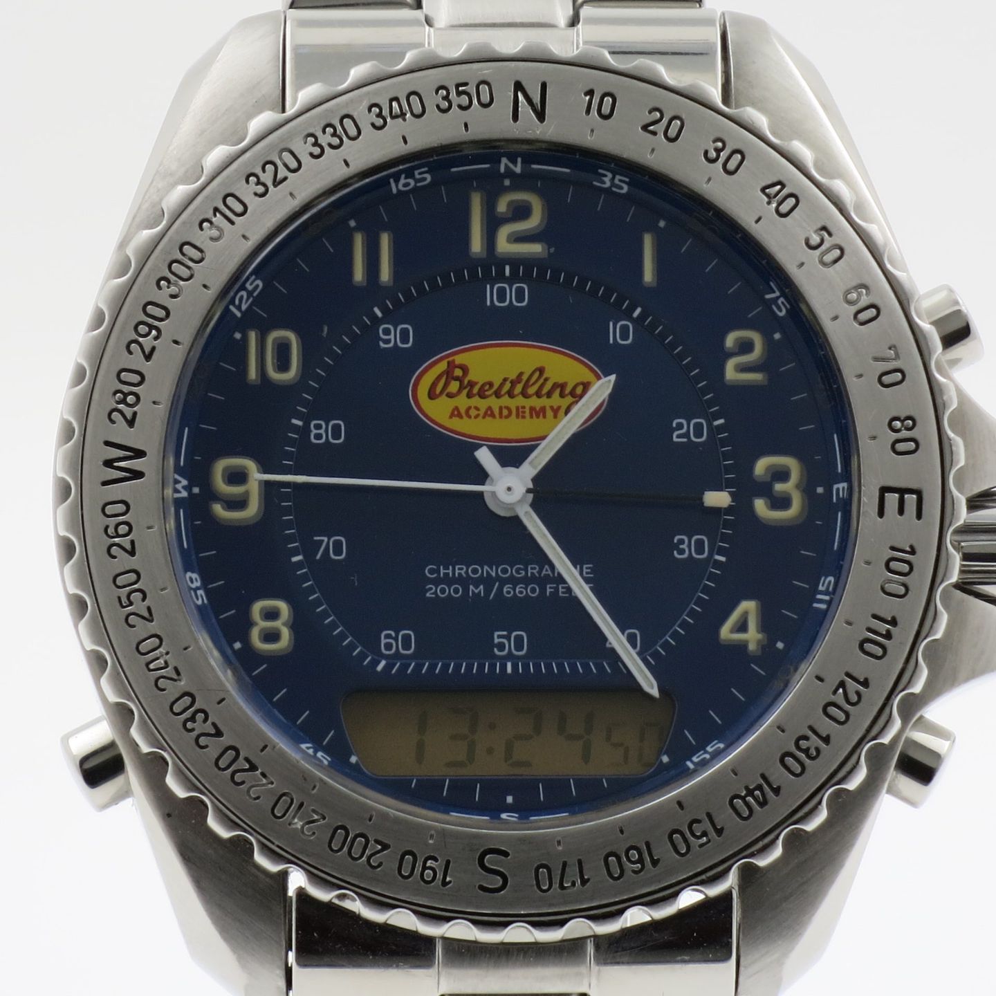 Breitling Pluton A51038 (1998) - Blauw wijzerplaat 41mm Staal (1/4)