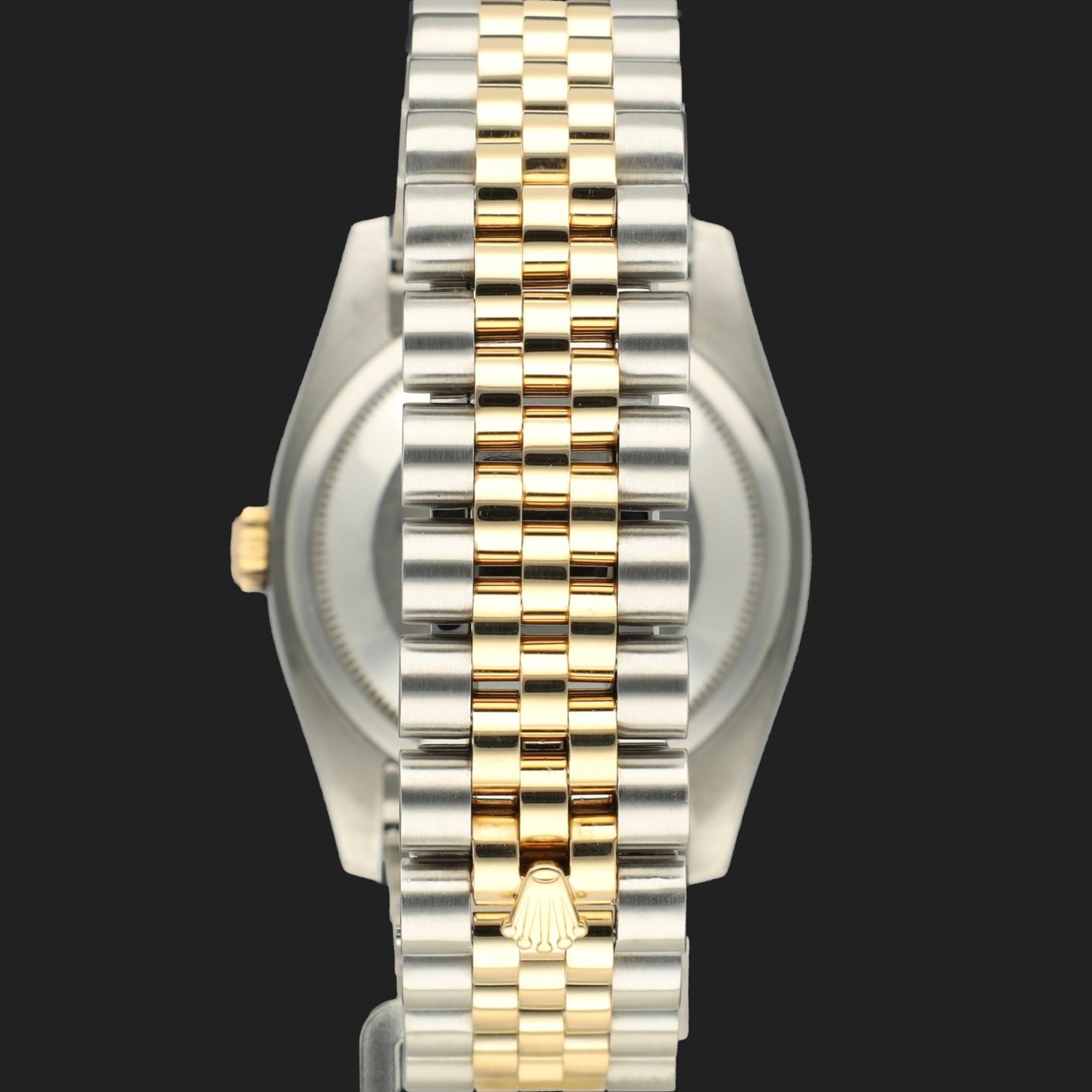 Rolex Datejust 36 116233G (2007) - White dial 36 mm Gold/Steel case (7/9)