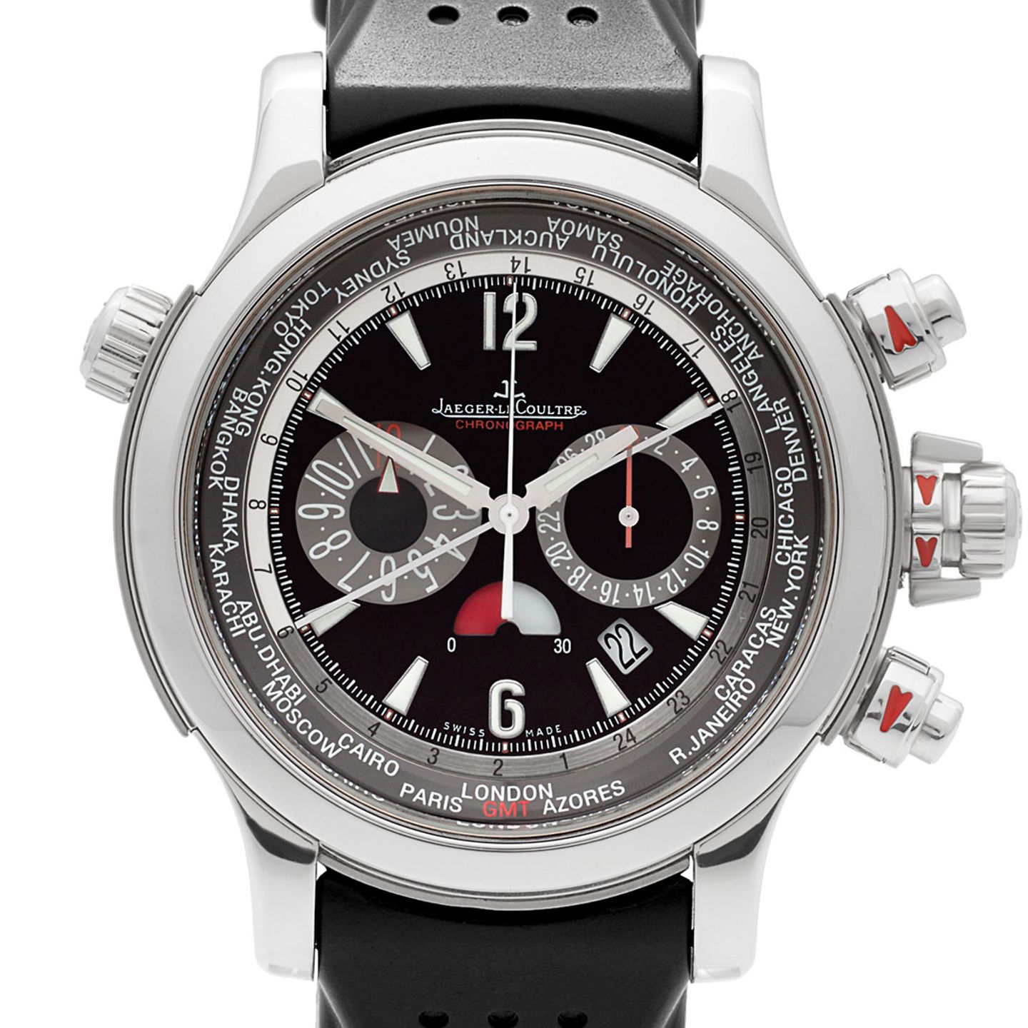 Jaeger-LeCoultre Master Compressor Extreme Q1768470 (Onbekend (willekeurig serienummer)) - Zwart wijzerplaat 46mm Staal (1/6)