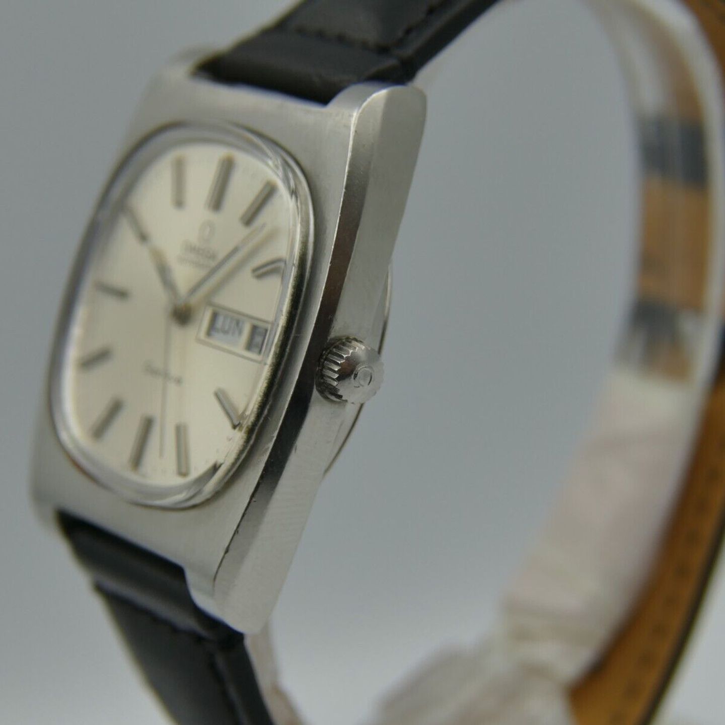 Omega Genève 166.0188 (Onbekend (willekeurig serienummer)) - Zilver wijzerplaat 36mm Onbekend (12/16)