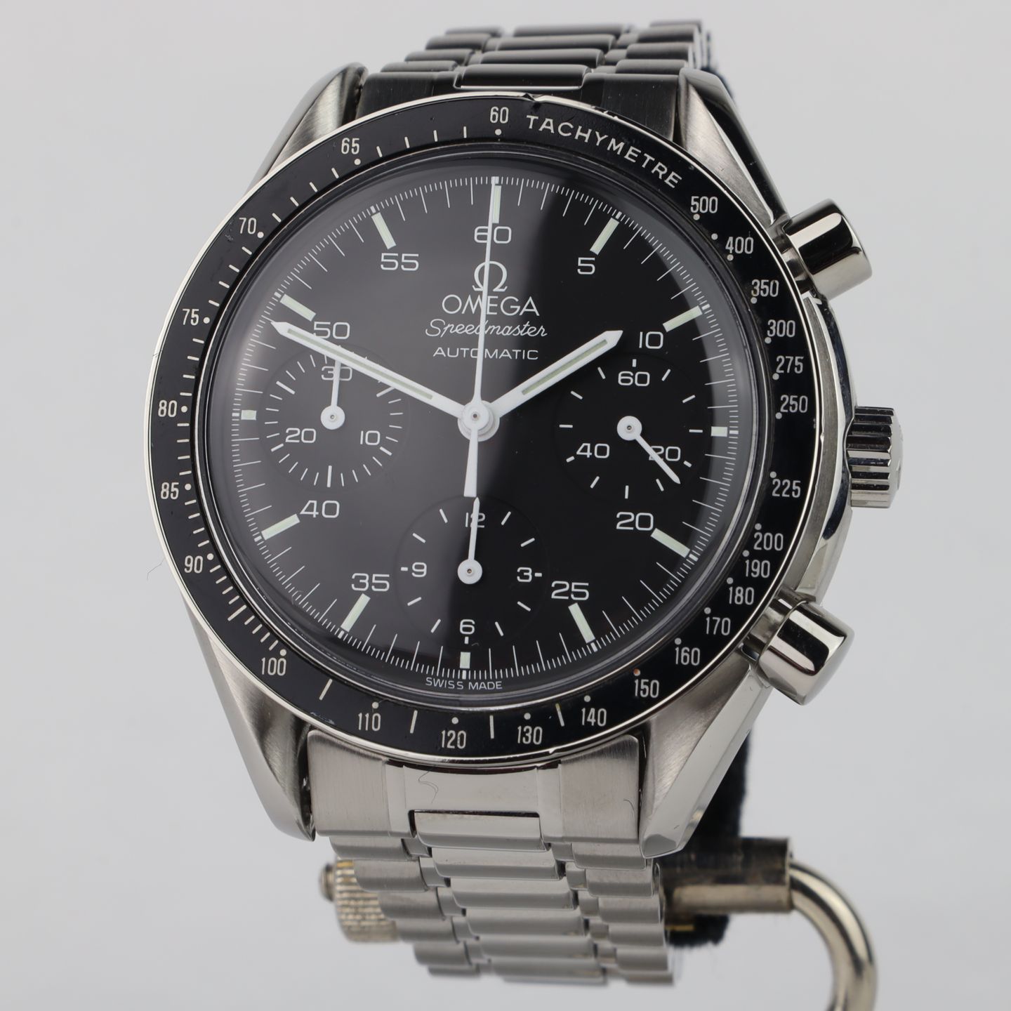 Omega Speedmaster Reduced 3510.50.00 (1992) - Zwart wijzerplaat 39mm Staal (1/8)