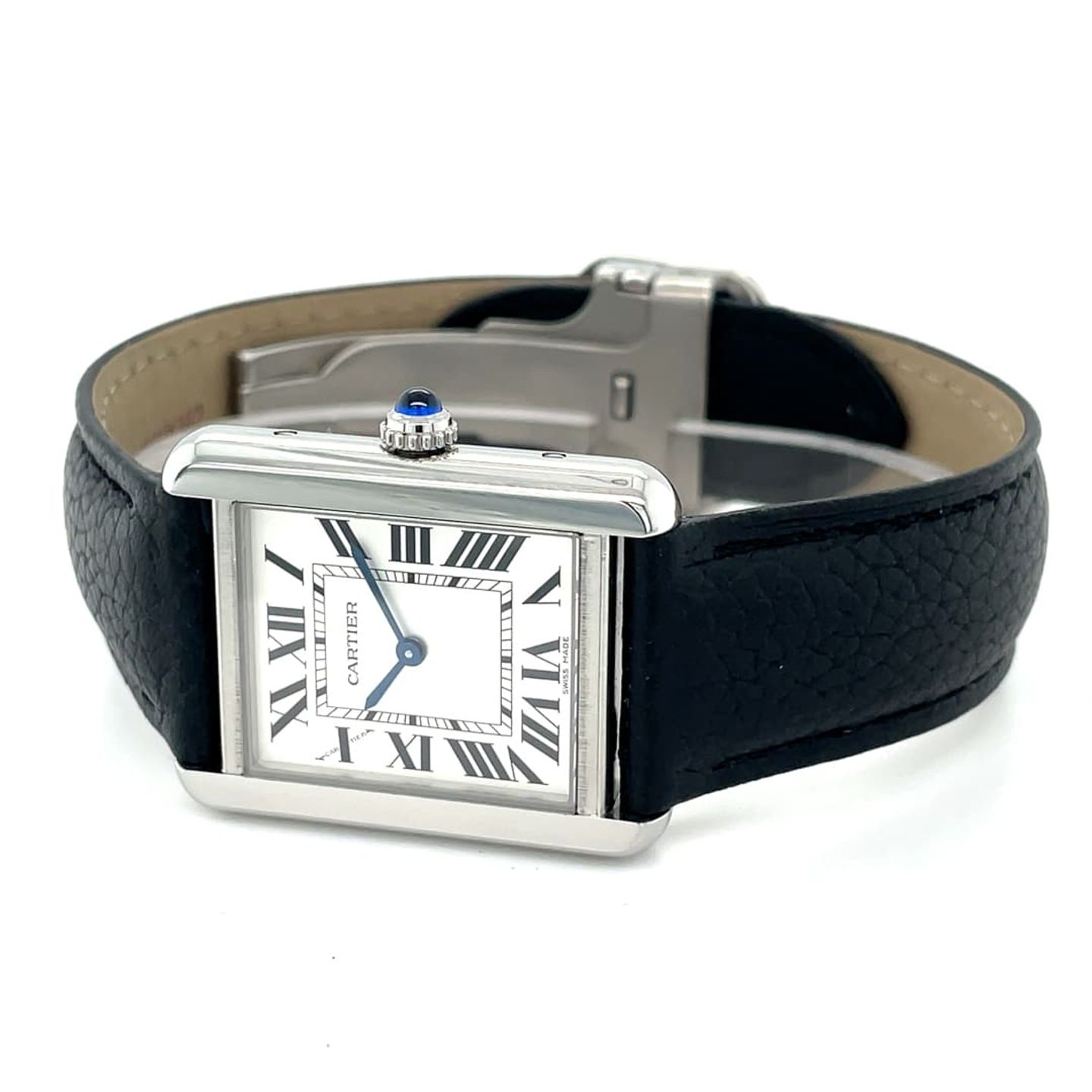 Cartier Tank Solo 3170 (Unknown (random serial)) - White dial 24 mm Steel case (6/8)