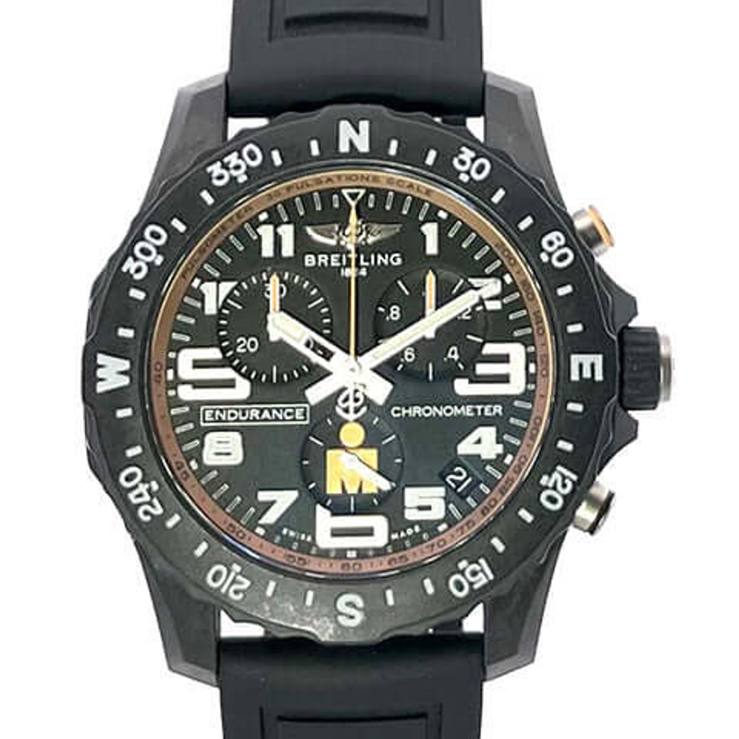 Breitling Endurance Pro X823101B1B1S1 (2024) - Zwart wijzerplaat 44mm Plastic (1/8)