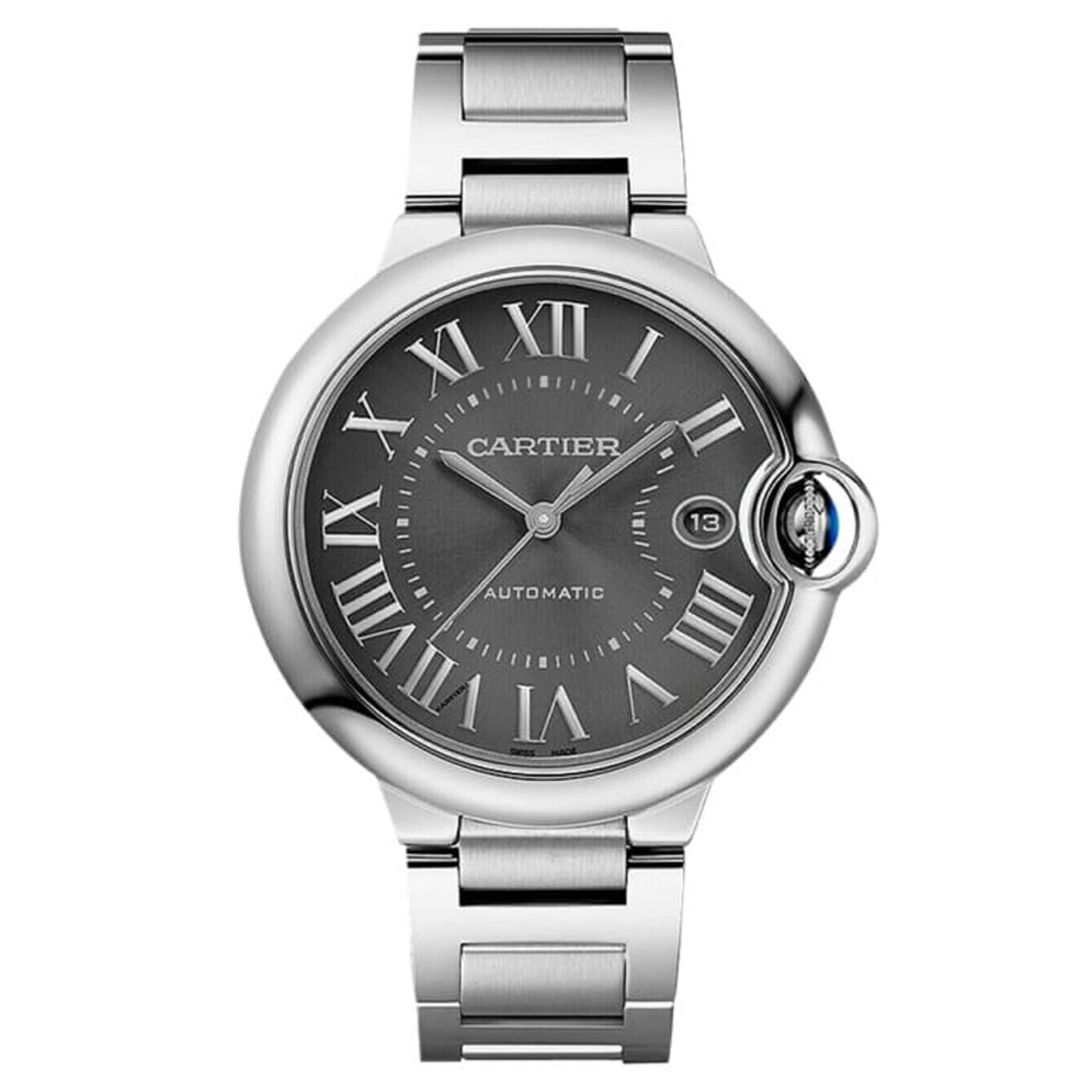 Cartier Ballon Bleu 40mm WSBB0060 (2024) - Grey dial 40 mm Steel case (1/1)