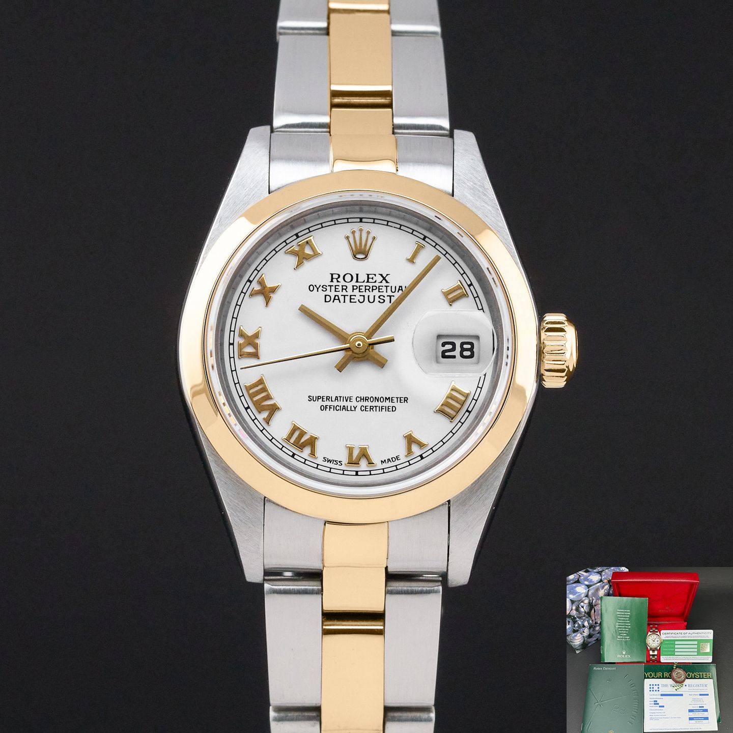 Rolex Lady-Datejust 79163 (2000) - 26 mm Gold/Steel case (1/8)