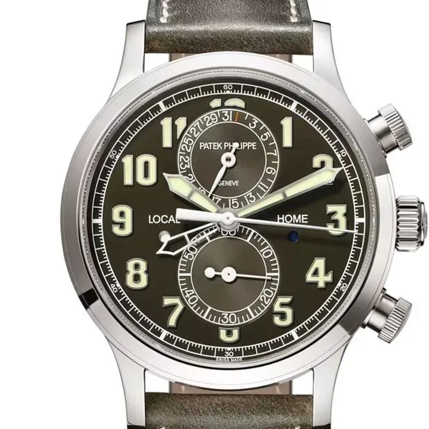 Patek Philippe Calatrava 5924G-010 (2025) - Green dial 42 mm White Gold case (2/6)