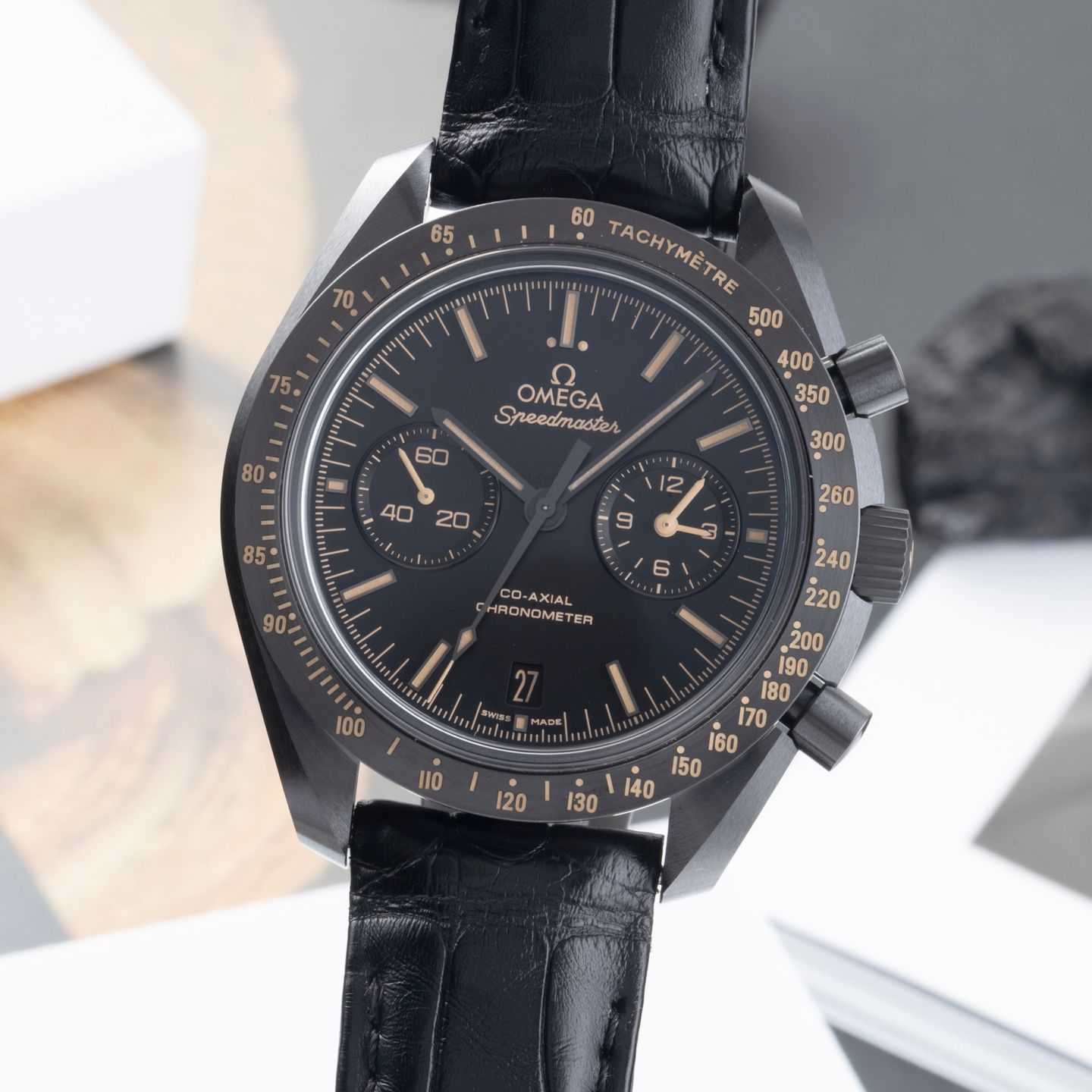 Omega Speedmaster 311.92.44.51.01.006 (Unknown (random serial)) - Black dial 44 mm Ceramic case (3/8)