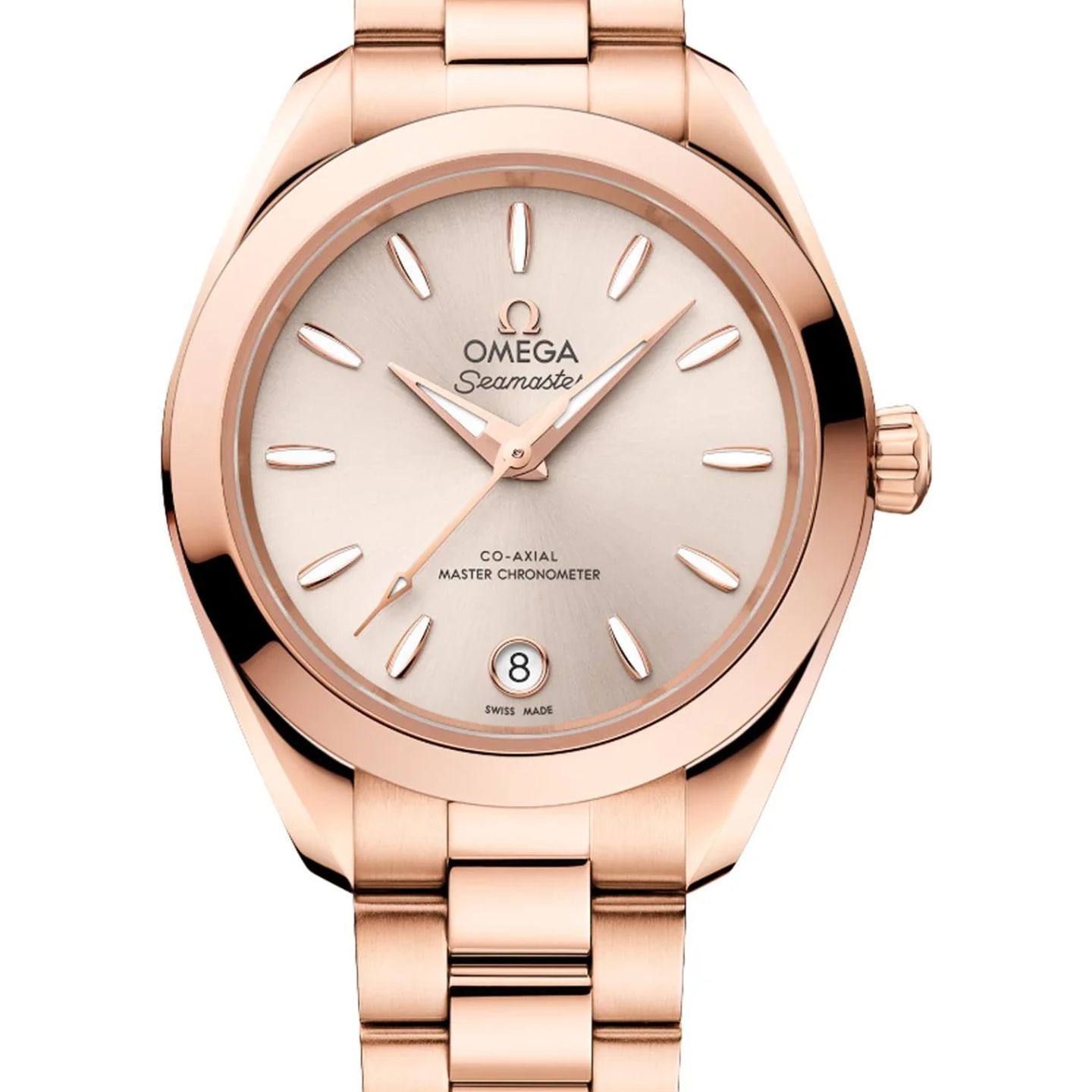 Omega Seamaster Aqua Terra 220.50.30.20.09.001 (2026) - Roze wijzerplaat 30mm Roségoud (1/1)