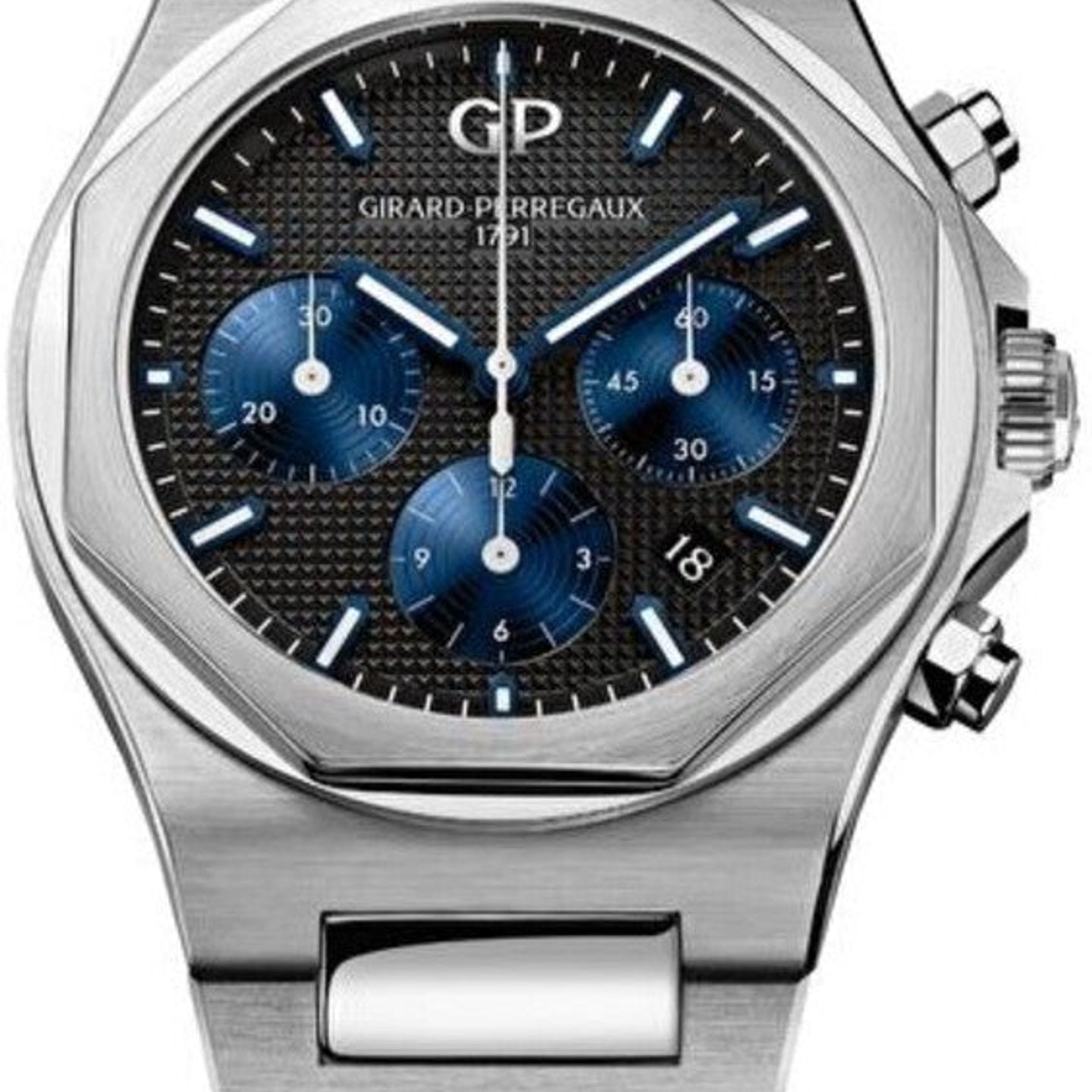 Girard-Perregaux Laureato 81020-11-631-11A (2026) - Black dial 43 mm Steel case (1/1)