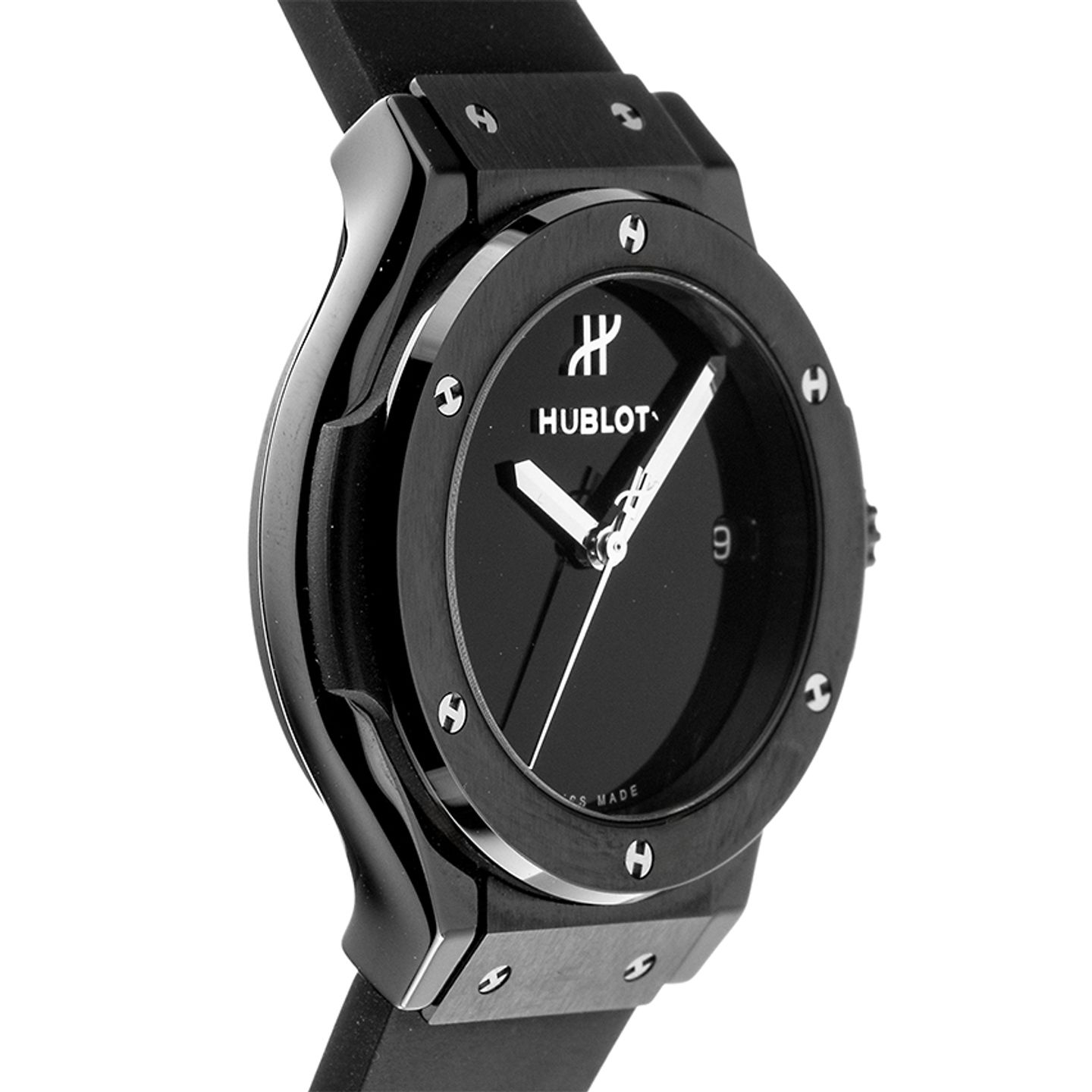 Hublot Classic Fusion Quartz 581.CX.1270.RX.MDM (2024) - Grey dial 33 mm Ceramic case (4/6)
