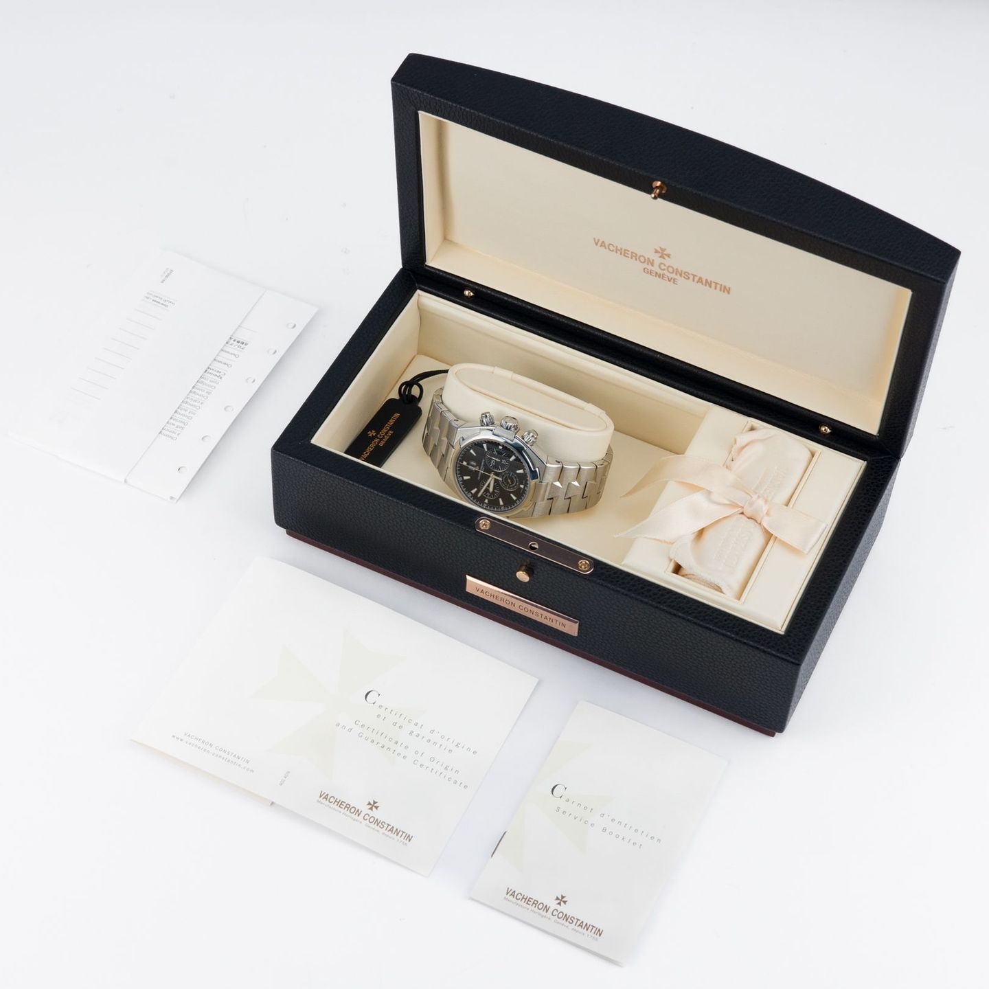 Vacheron Constantin Overseas Chronograph 49150/B01A-9097 (2006) - Black dial 43 mm Steel case (2/7)