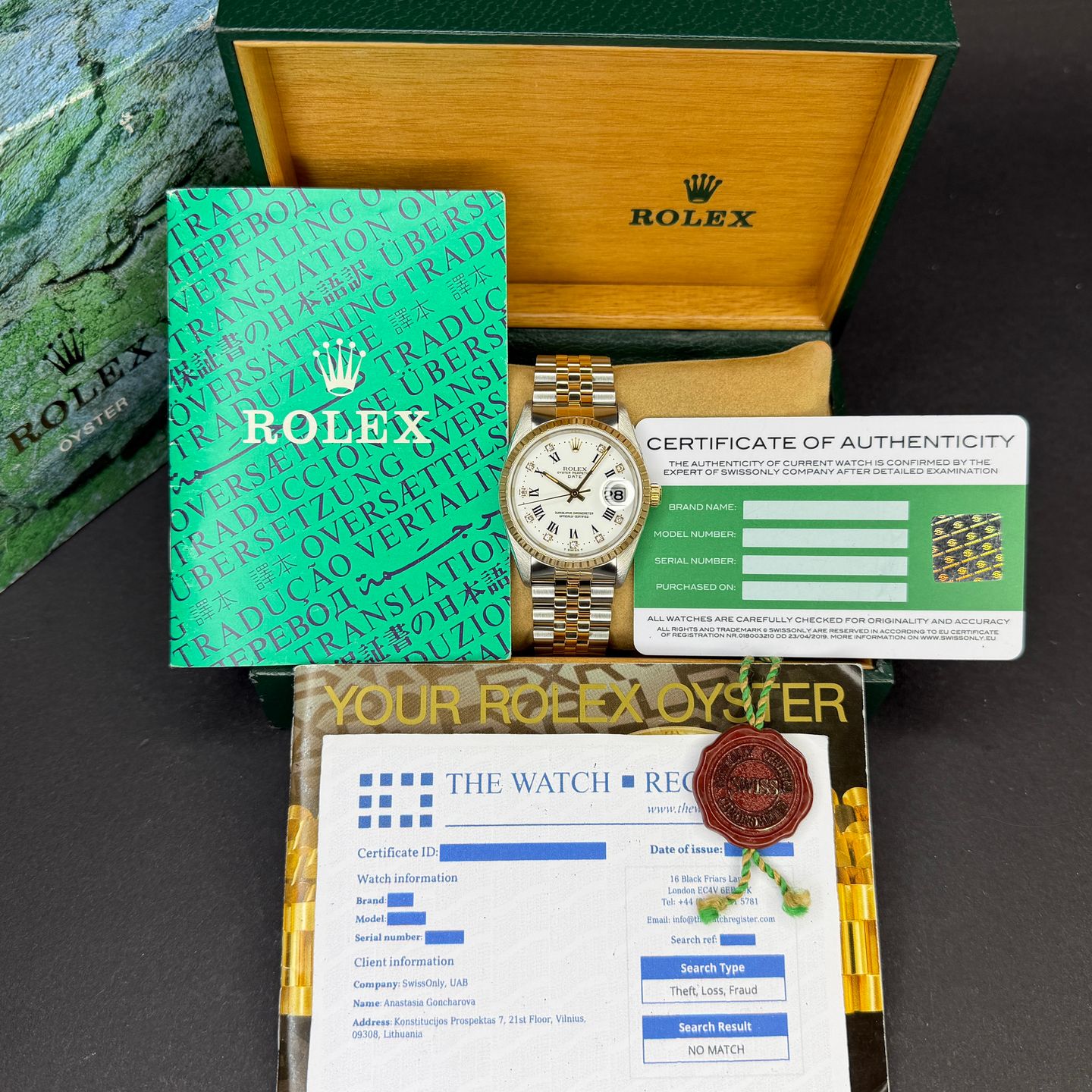 Rolex Oyster Perpetual Date 15223 (1991) - 34 mm Gold/Steel case (3/8)