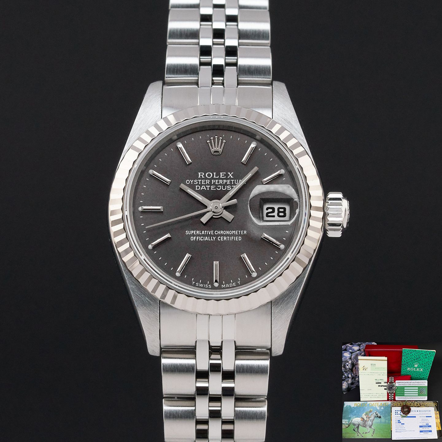 Rolex Lady-Datejust 69174 (1997) - 26 mm Steel case (1/8)