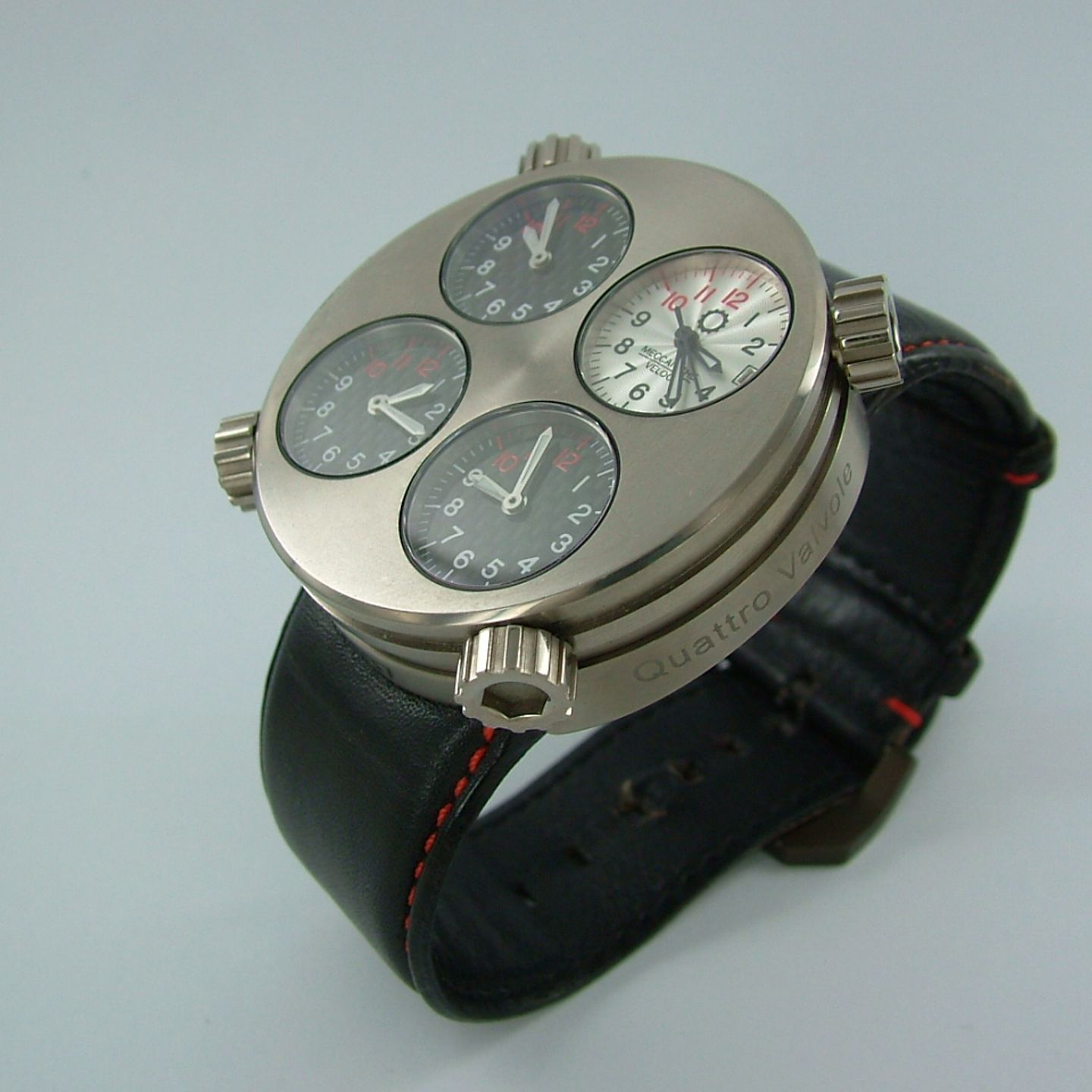 Meccaniche Veloci Quattro Valvole - (Unknown (random serial)) - Multi-colour dial 48 mm Titanium case (3/6)