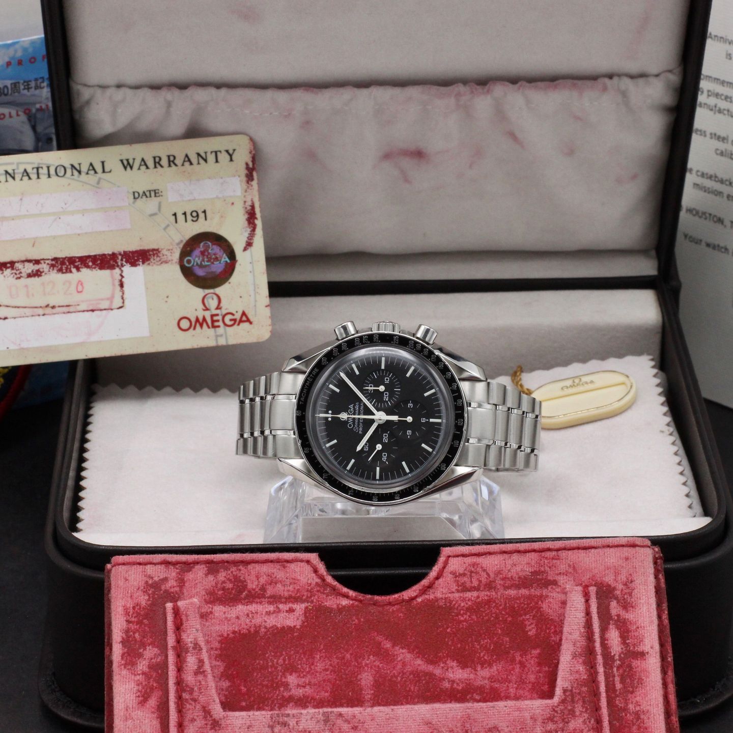 Omega Speedmaster Professional Moonwatch 3560.50 (1999) - Black dial 42 mm Steel case (3/8)