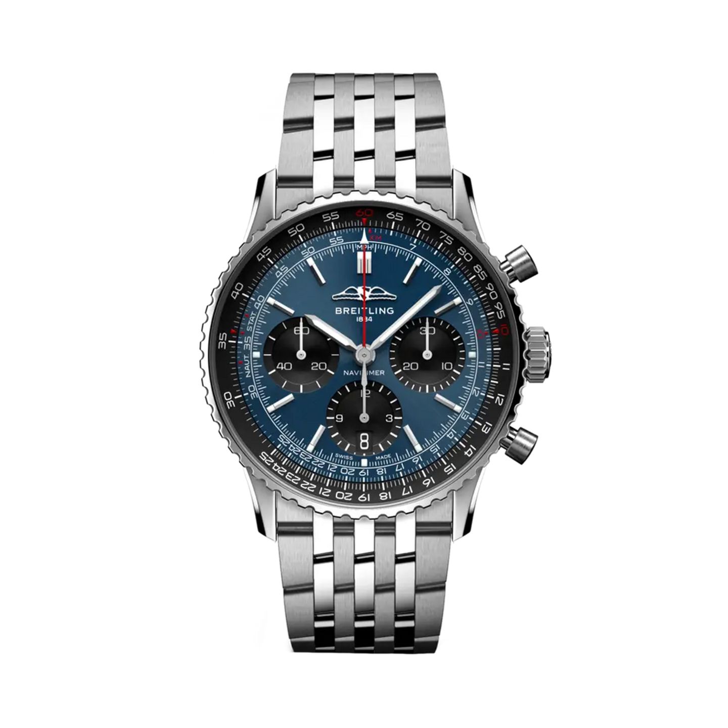 Breitling Navitimer AB0139241C1A1 (2025) - Blauw wijzerplaat 41mm Staal (1/1)