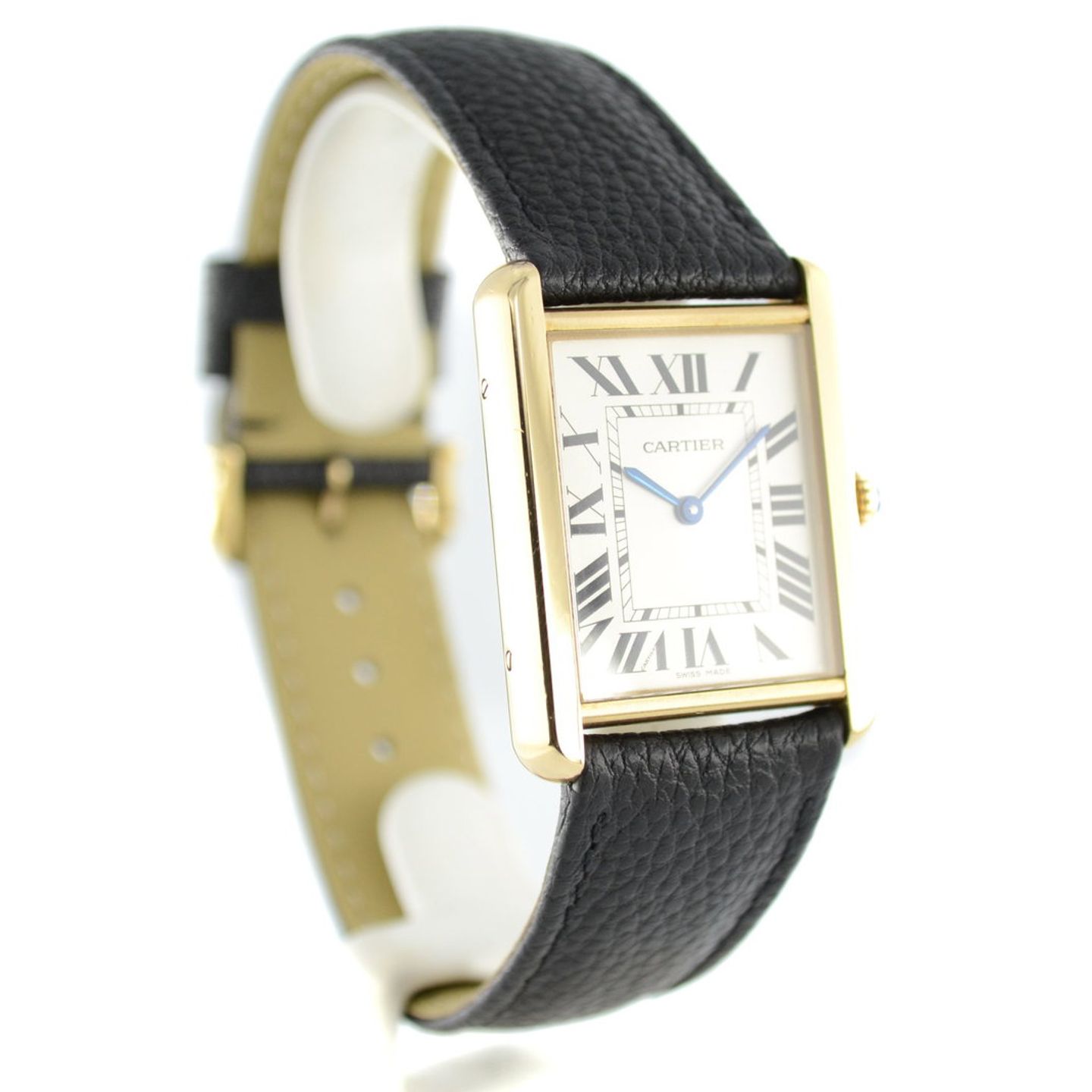 Cartier Tank Solo W5200004 (2018) - Silver dial 35 mm Yellow Gold case (6/7)