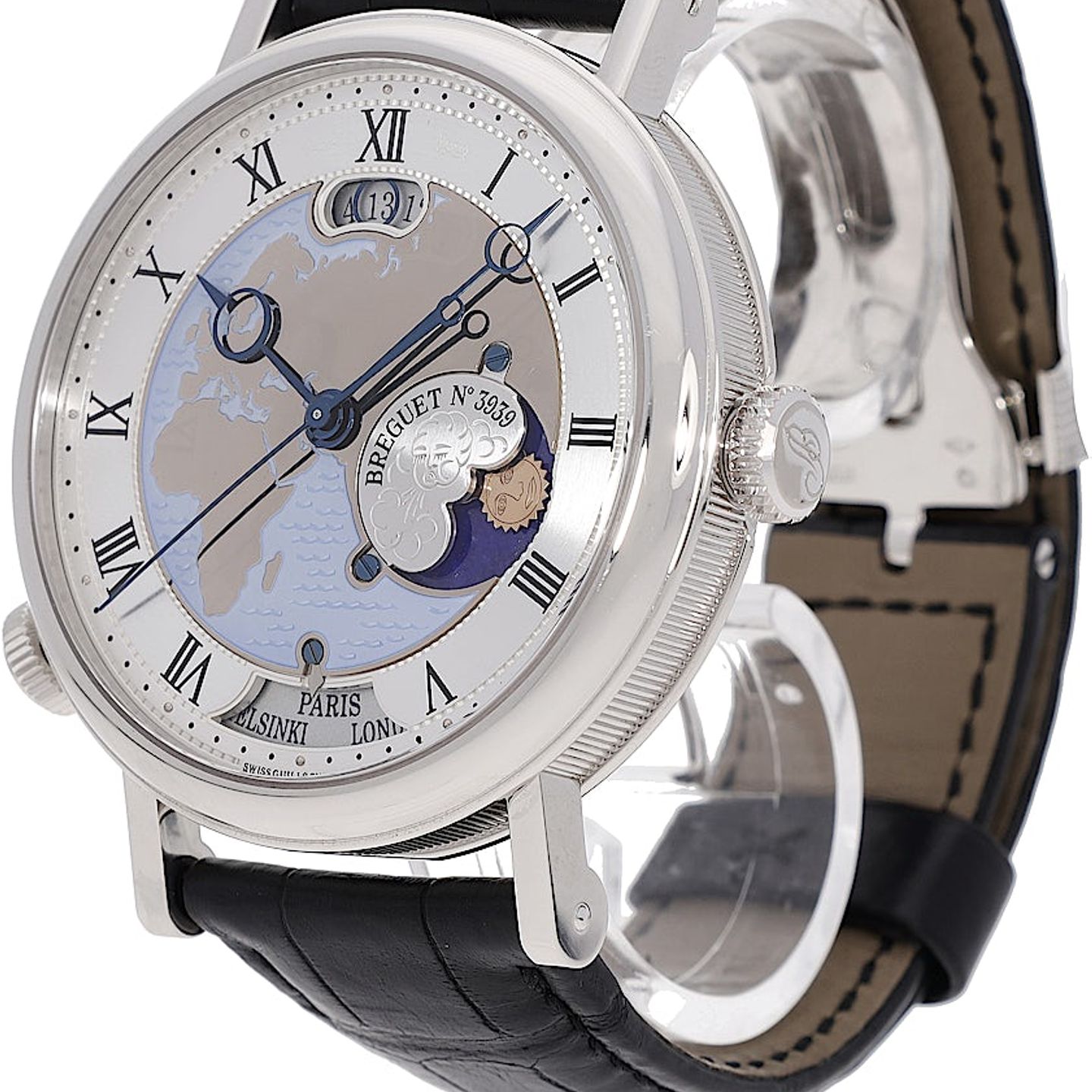 Breguet Classique 5717PT/US/9ZU (Unknown (random serial)) - Silver dial 43 mm Platinum case (3/5)