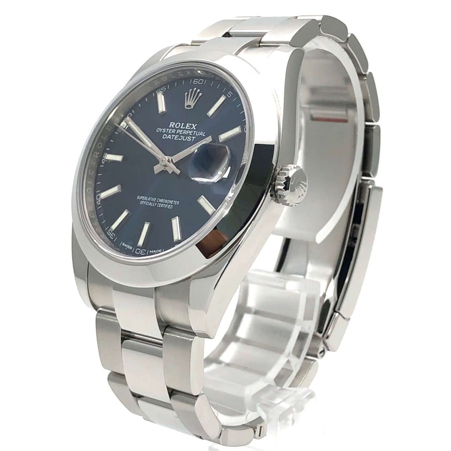 Rolex Datejust 41 126300 (2024) - Blauw wijzerplaat 41mm Staal (4/8)