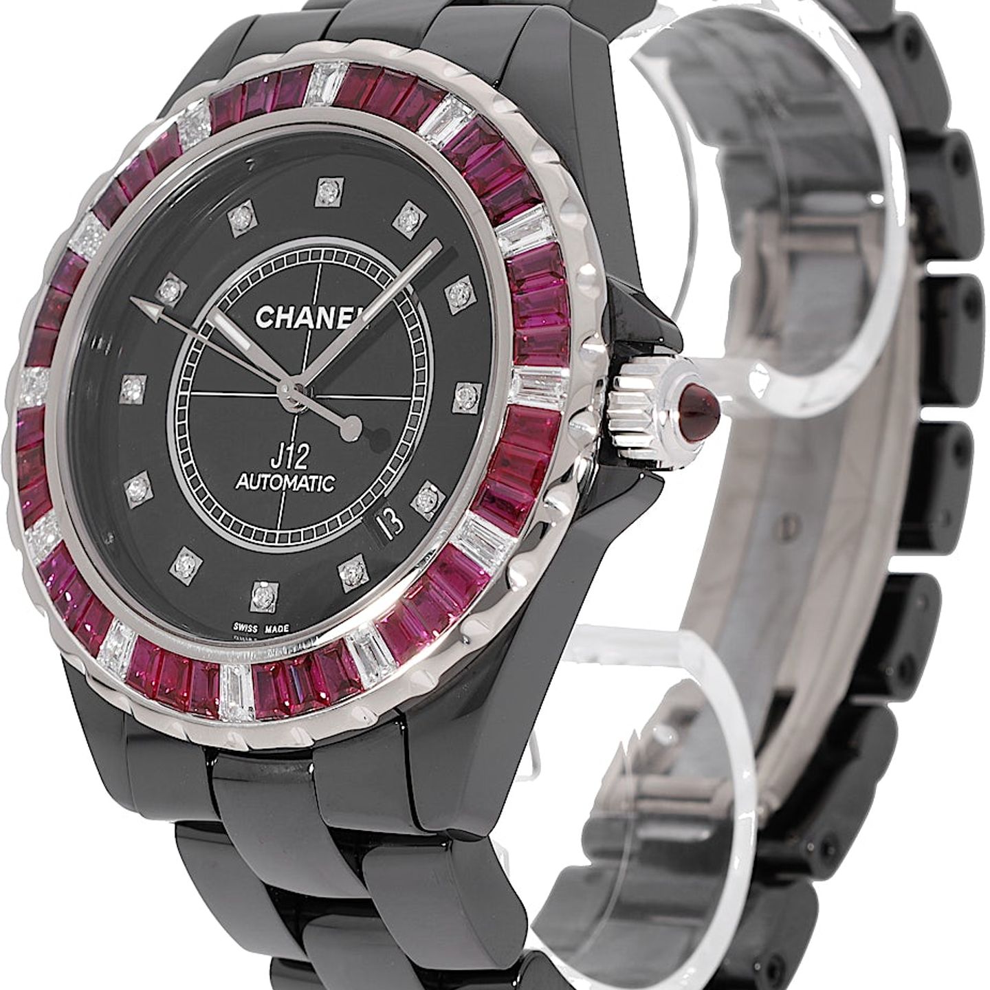 Chanel J12 H2018 (Unknown (random serial)) - Black dial 42 mm Ceramic case (3/5)